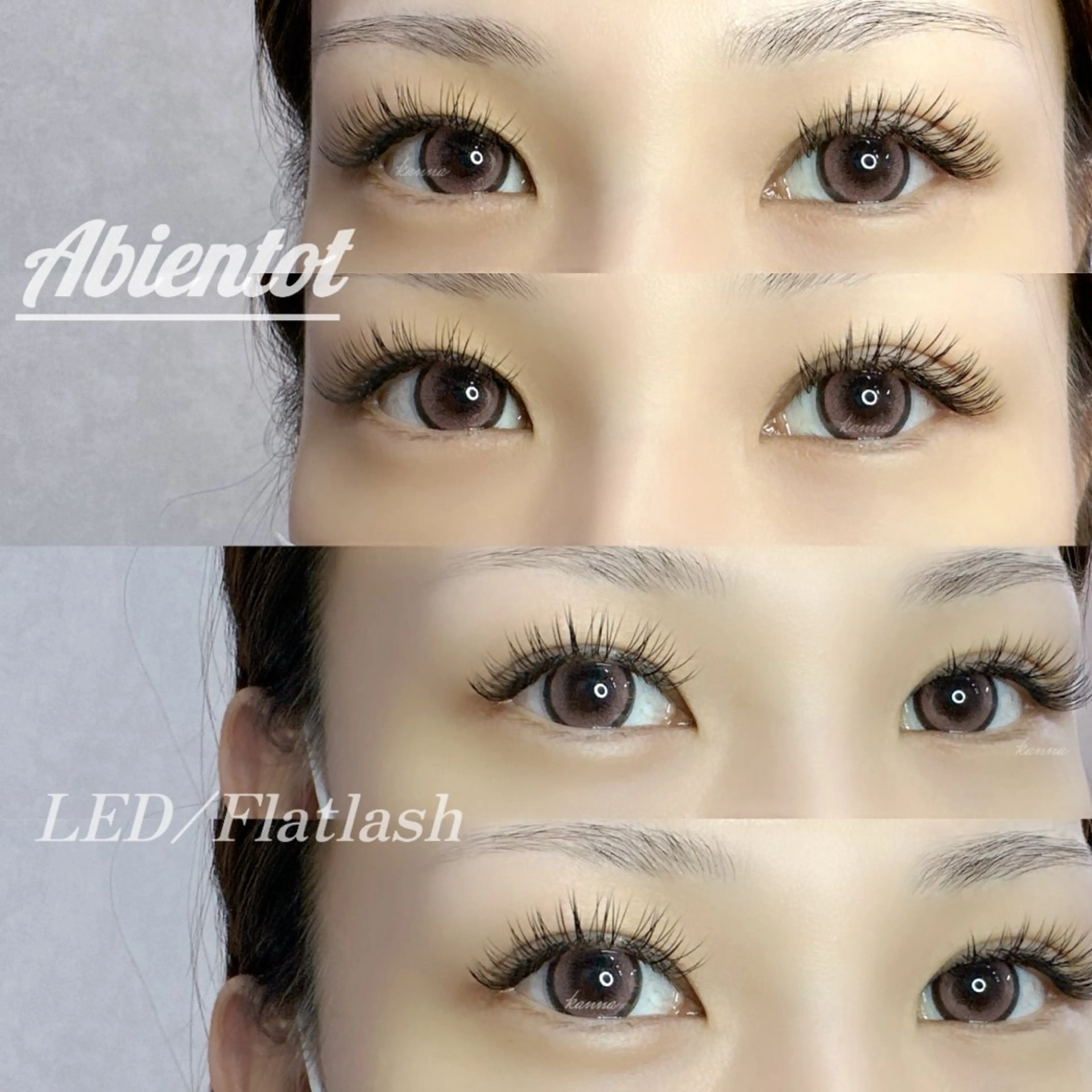 マツエク・マツパ Abientot Kannaのマツエク・マツパデザイン