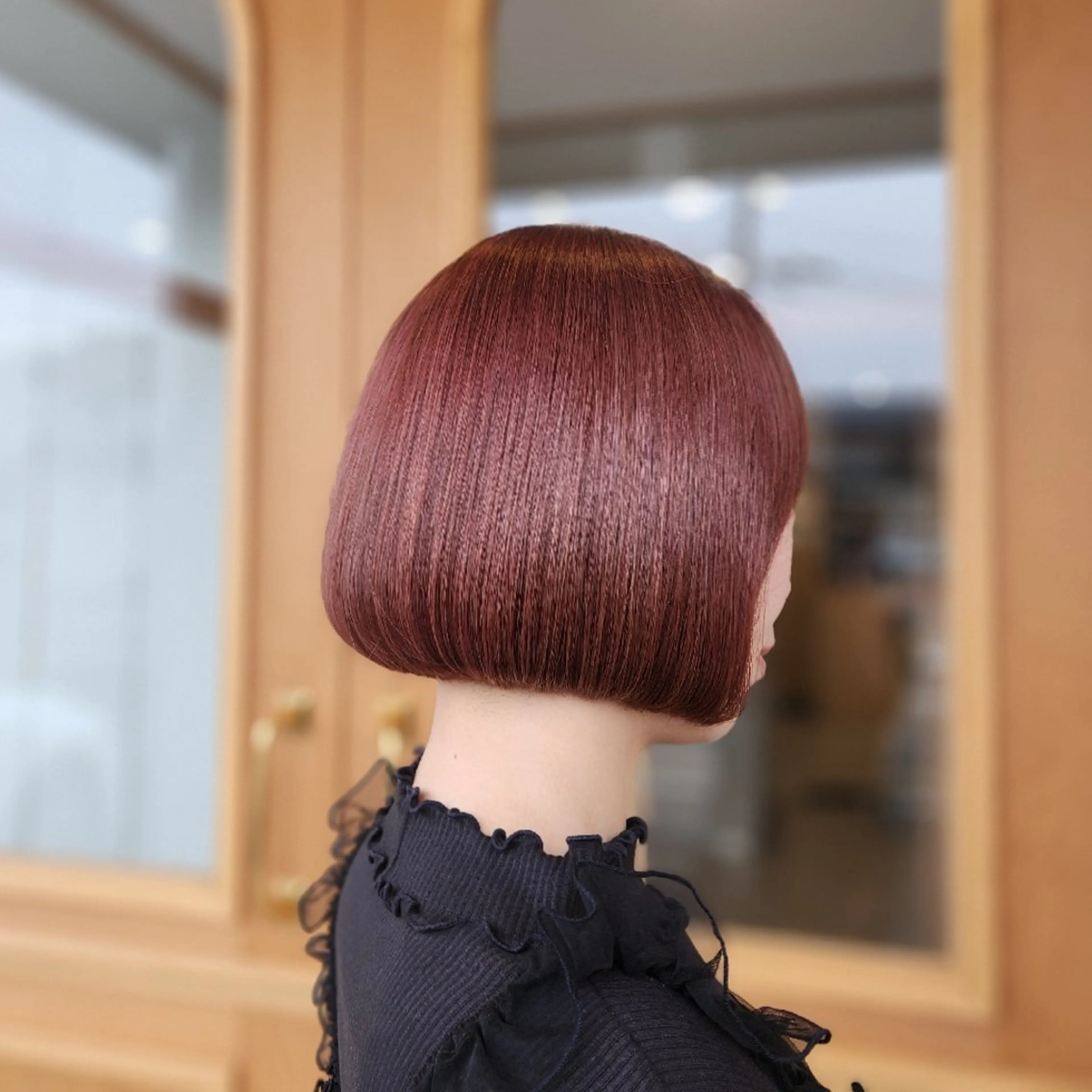 ショート カラー ピンクカラー ボブ O.hair designers所属・シールエクステ🎀 ホシノ🕒ユウカのヘアスタイル