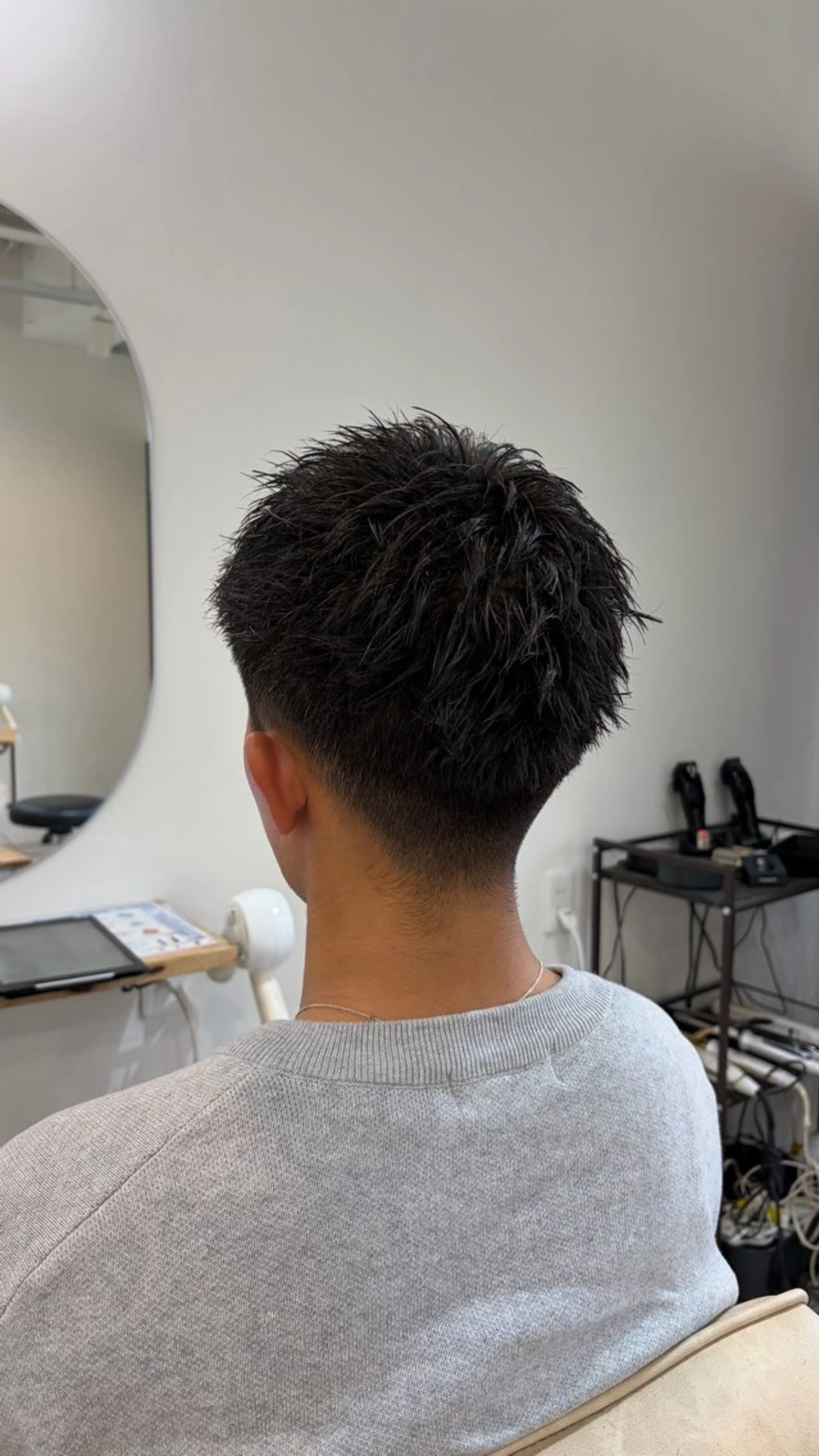 ショート ショートヘア カット カットとカラー ストレートとスパのヘアスタイル