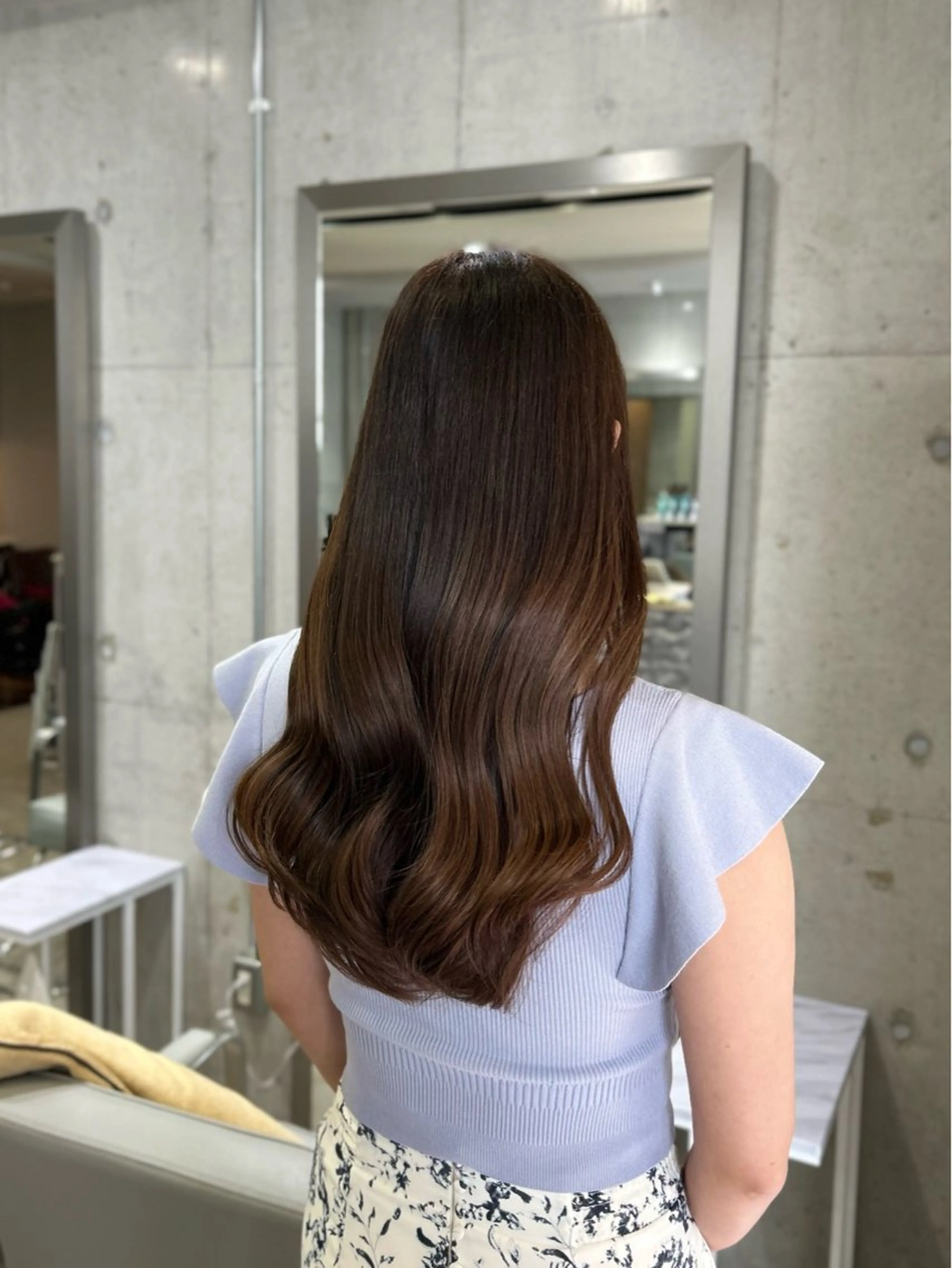 ロング カラー SAKURA🍒 天神/大名/透明感のヘアスタイル