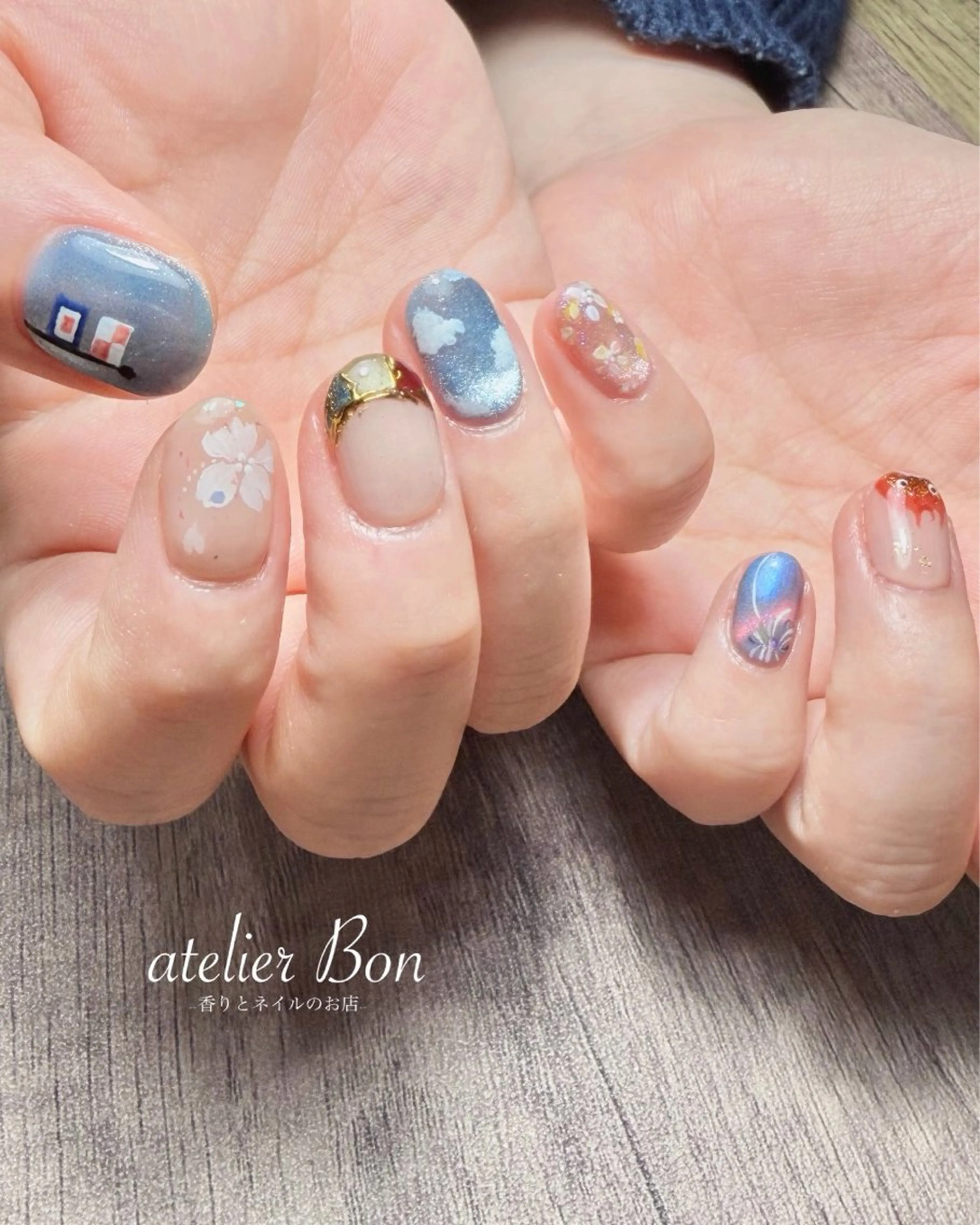 ネイル ハンドネイル ハンドケア atelier Bon所属・atelierBon 🌿REIのネイルデザイン