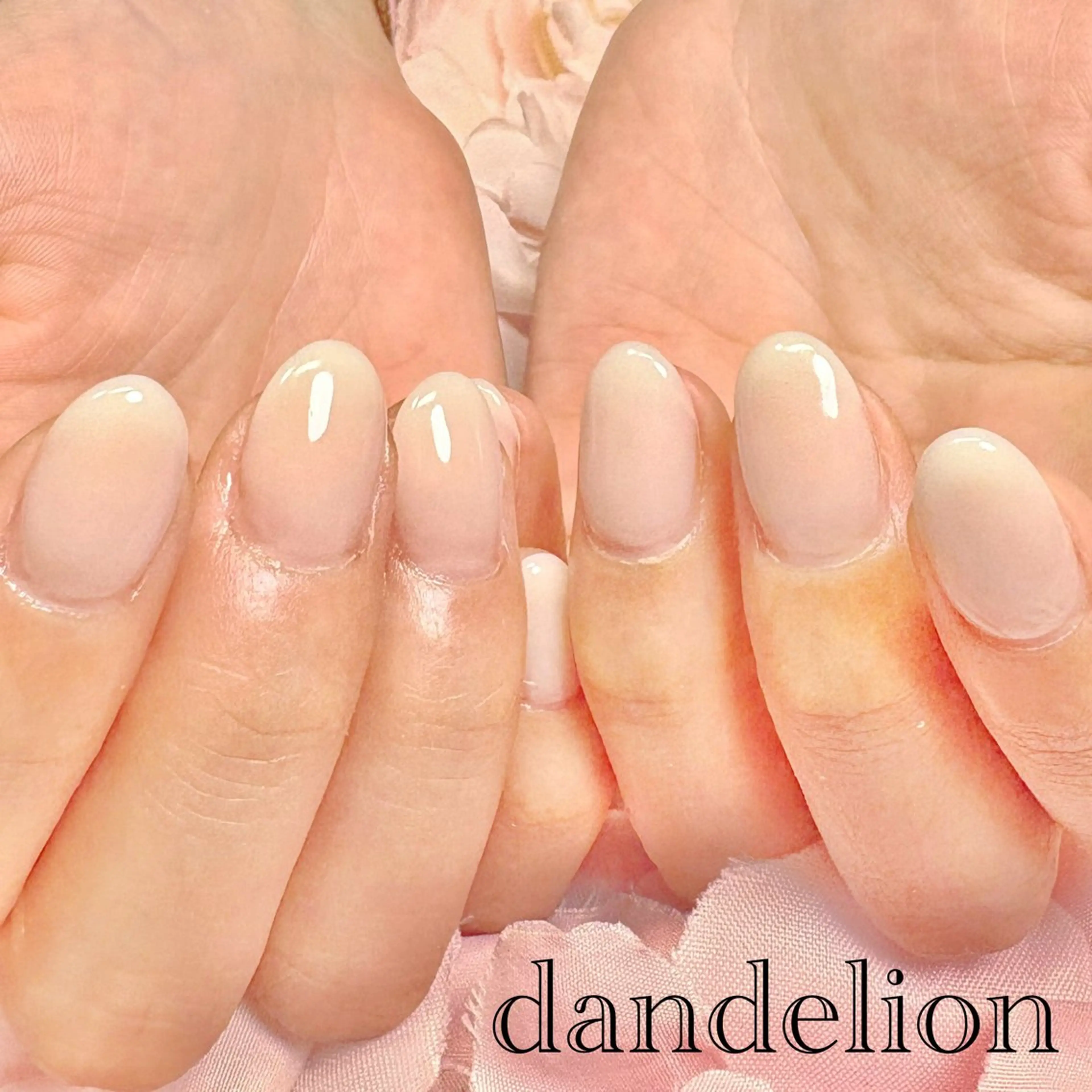 ネイル ハンドネイル ハンドケア dandelion ダンデライオンのネイルデザイン