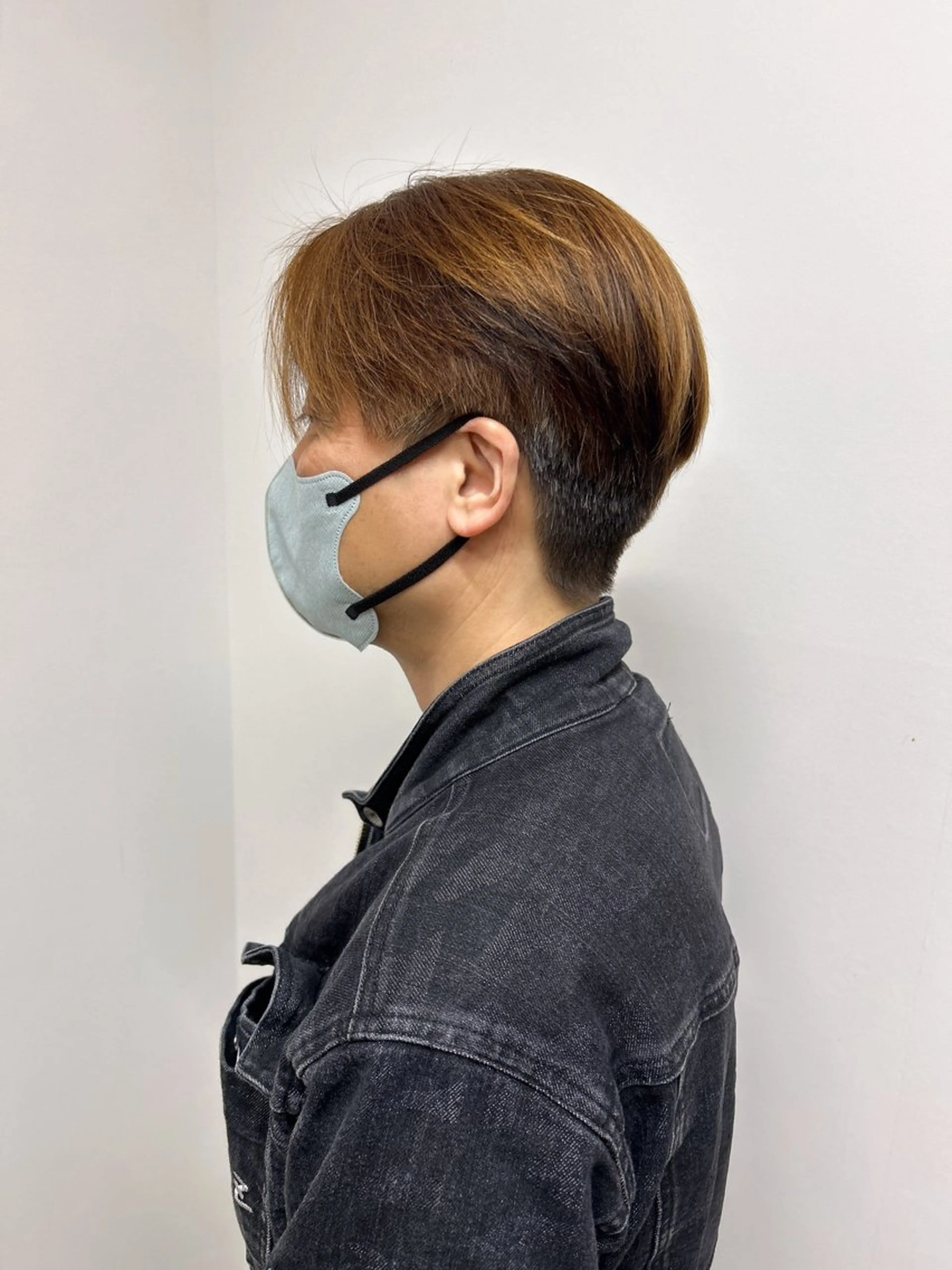 ショート 伶風/デザインカット /ボブ/透明感カラーのヘアスタイル