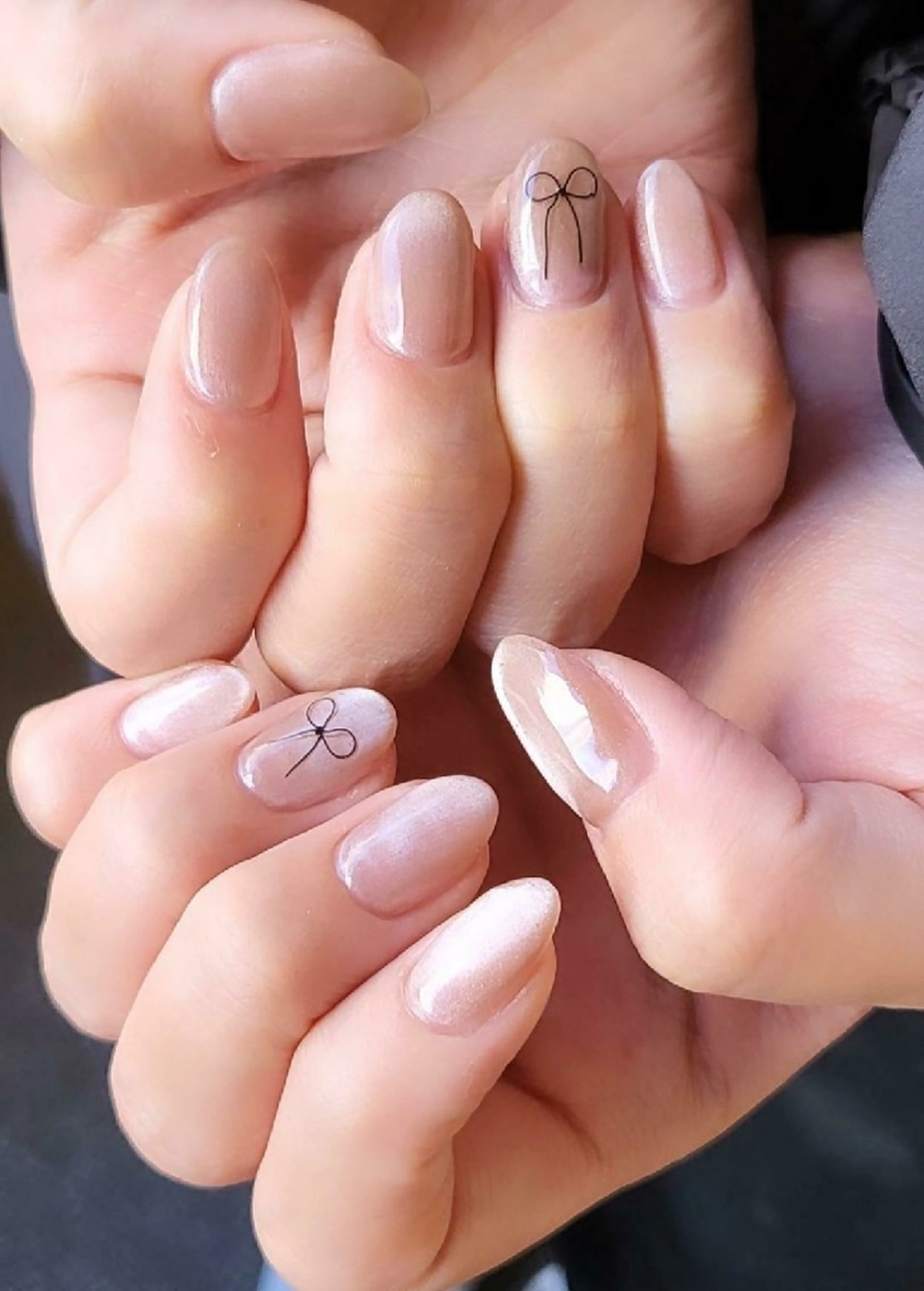 ネイル 持ち込み ニュアンスネイル ワンカラーネイル シンプルネイル 冬ネイル 3dパーツ/流行り 👧shushu❤️のネイルデザイン