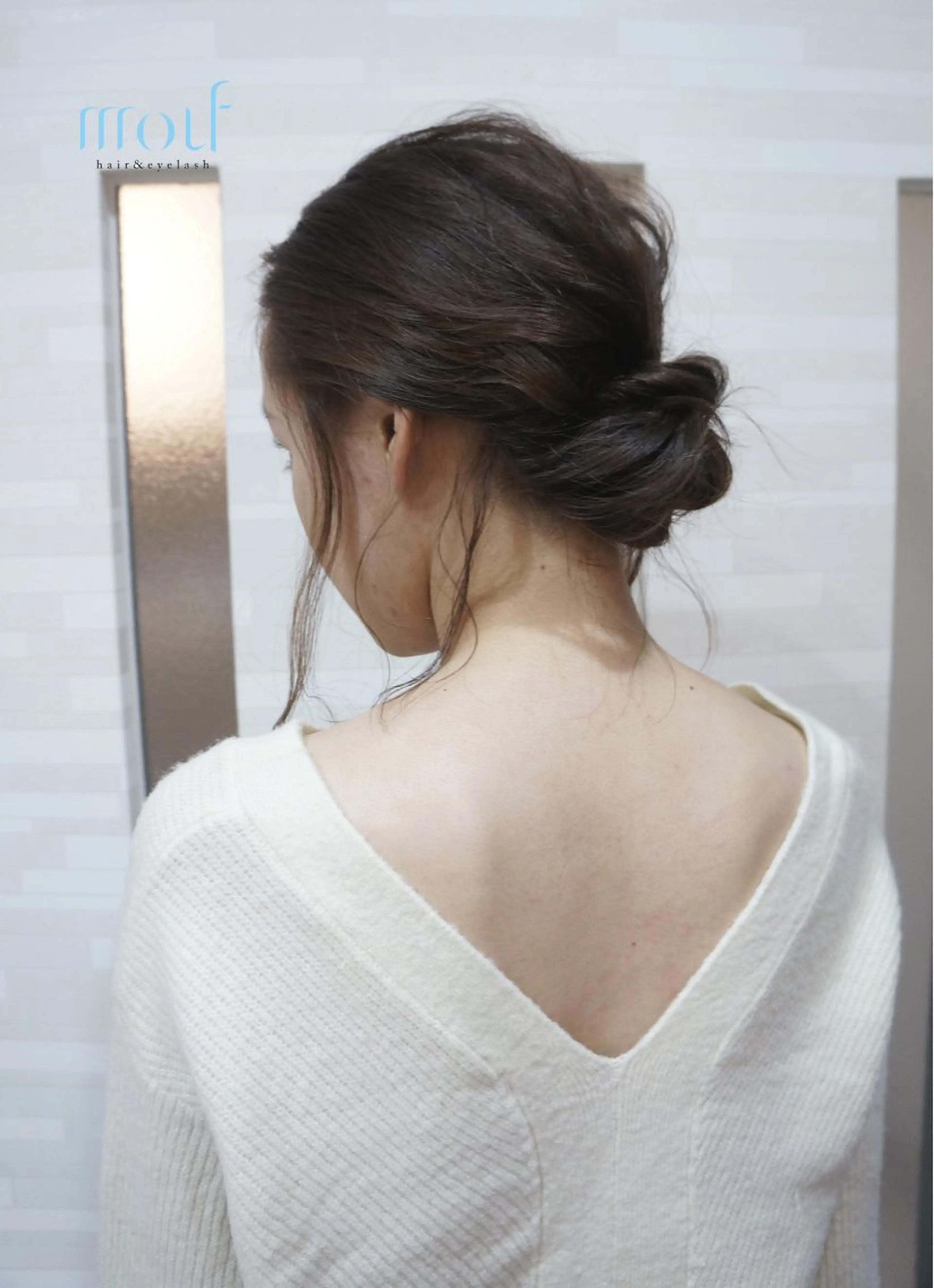 セミロング ヘアアレンジ 天羽 達也のヘアスタイル