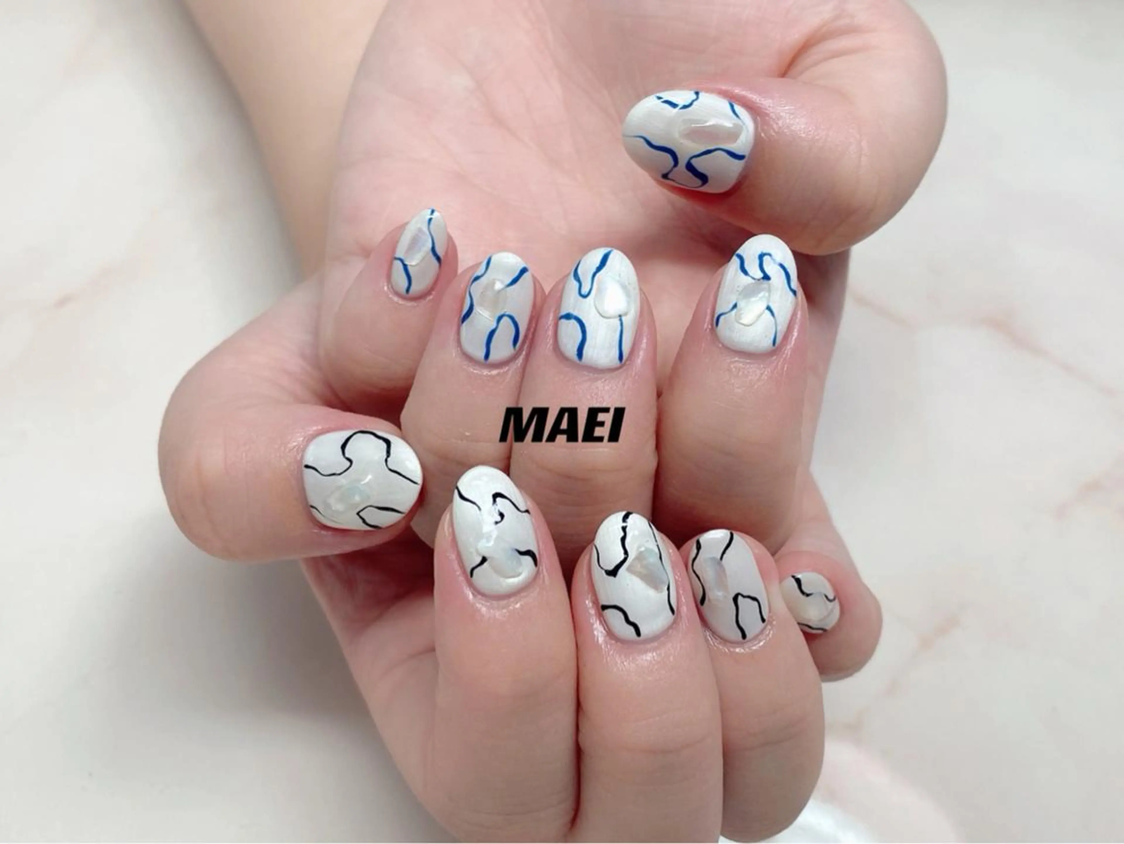 カラー ネイル ハンドネイル ハンドケア NIMO ネイルサロンのネイルデザイン
