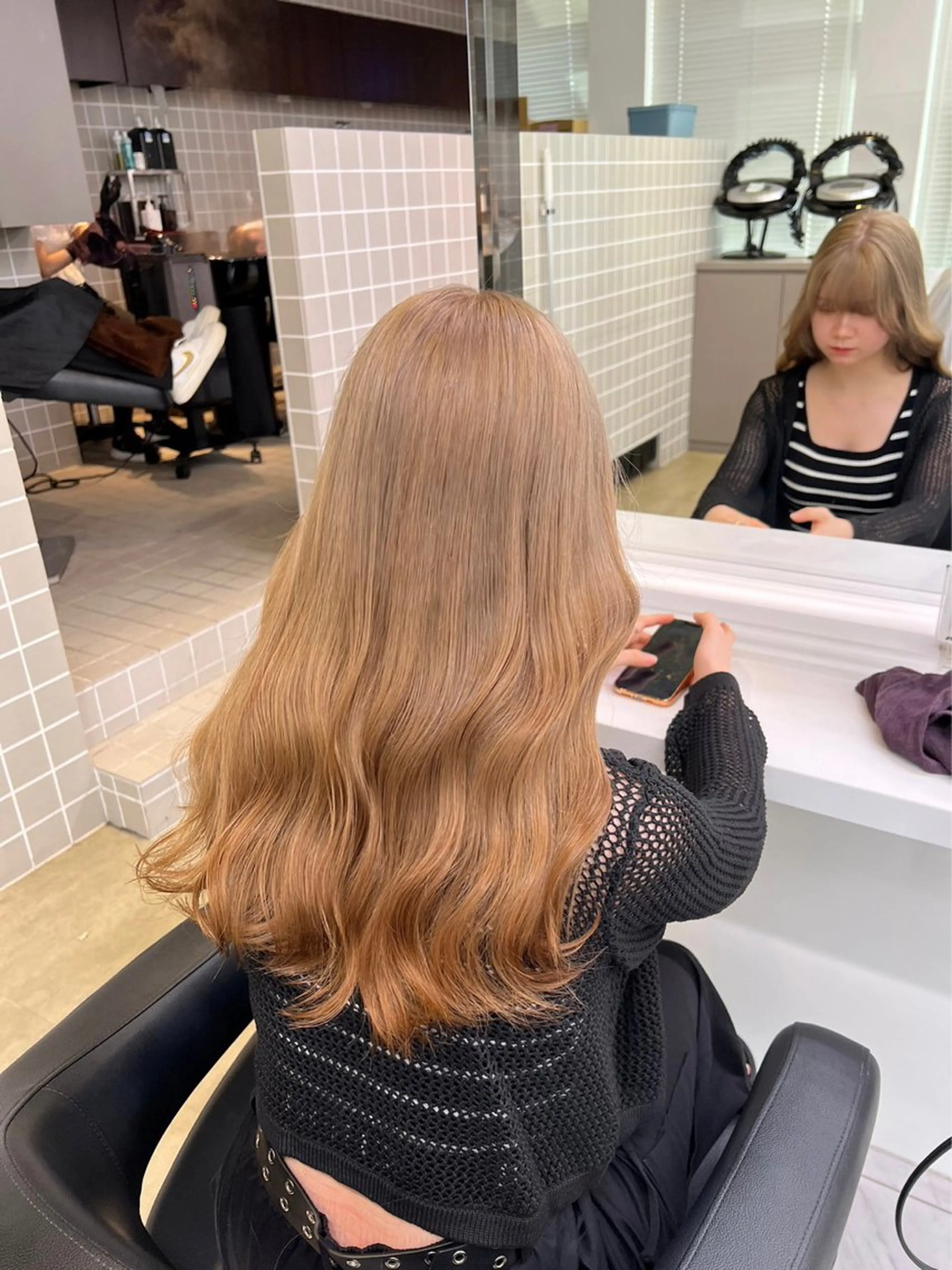 ロング カラー 韓国レイヤーカット /REIのヘアスタイル