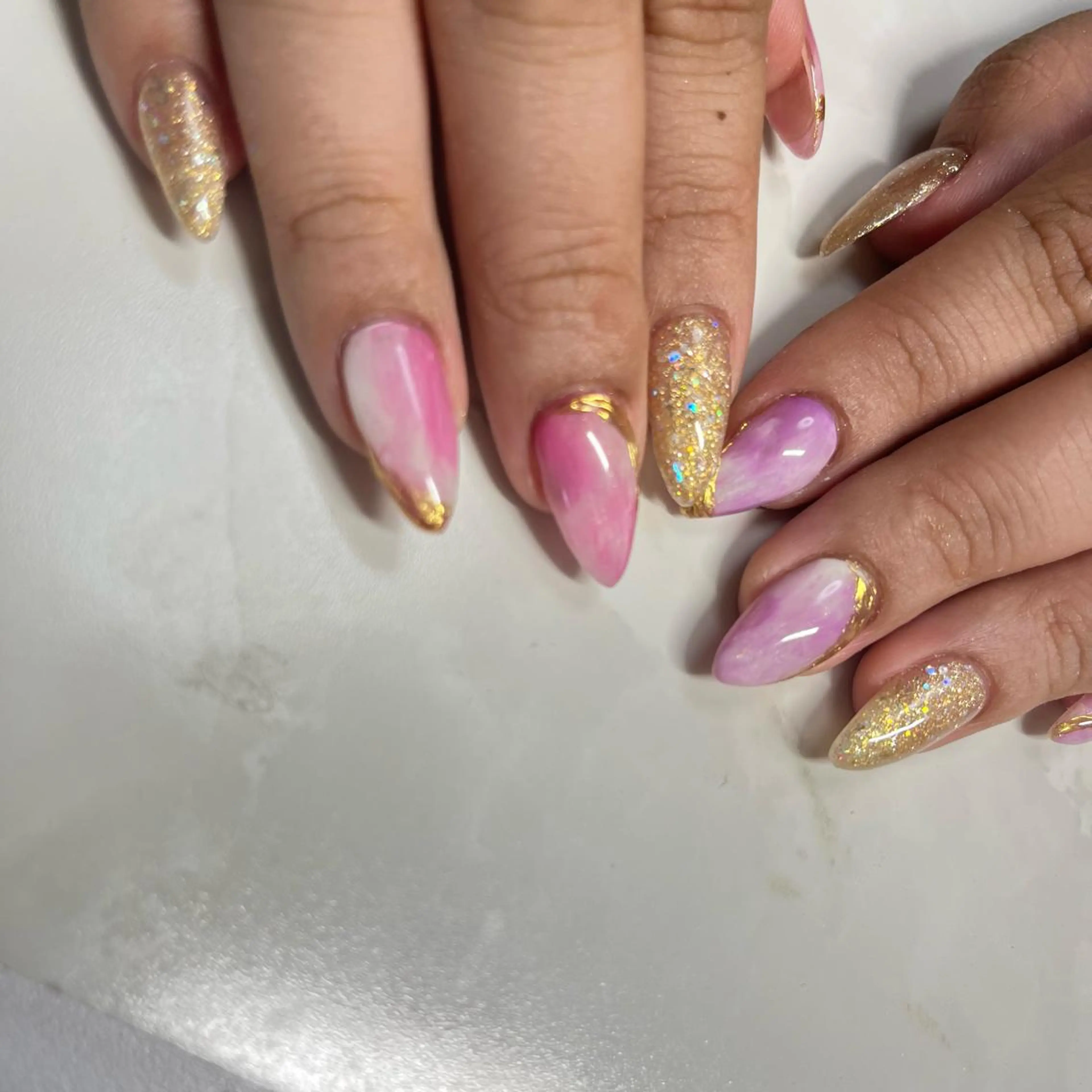 カラー ネイル ハンドネイル nail salon LNのネイルデザイン