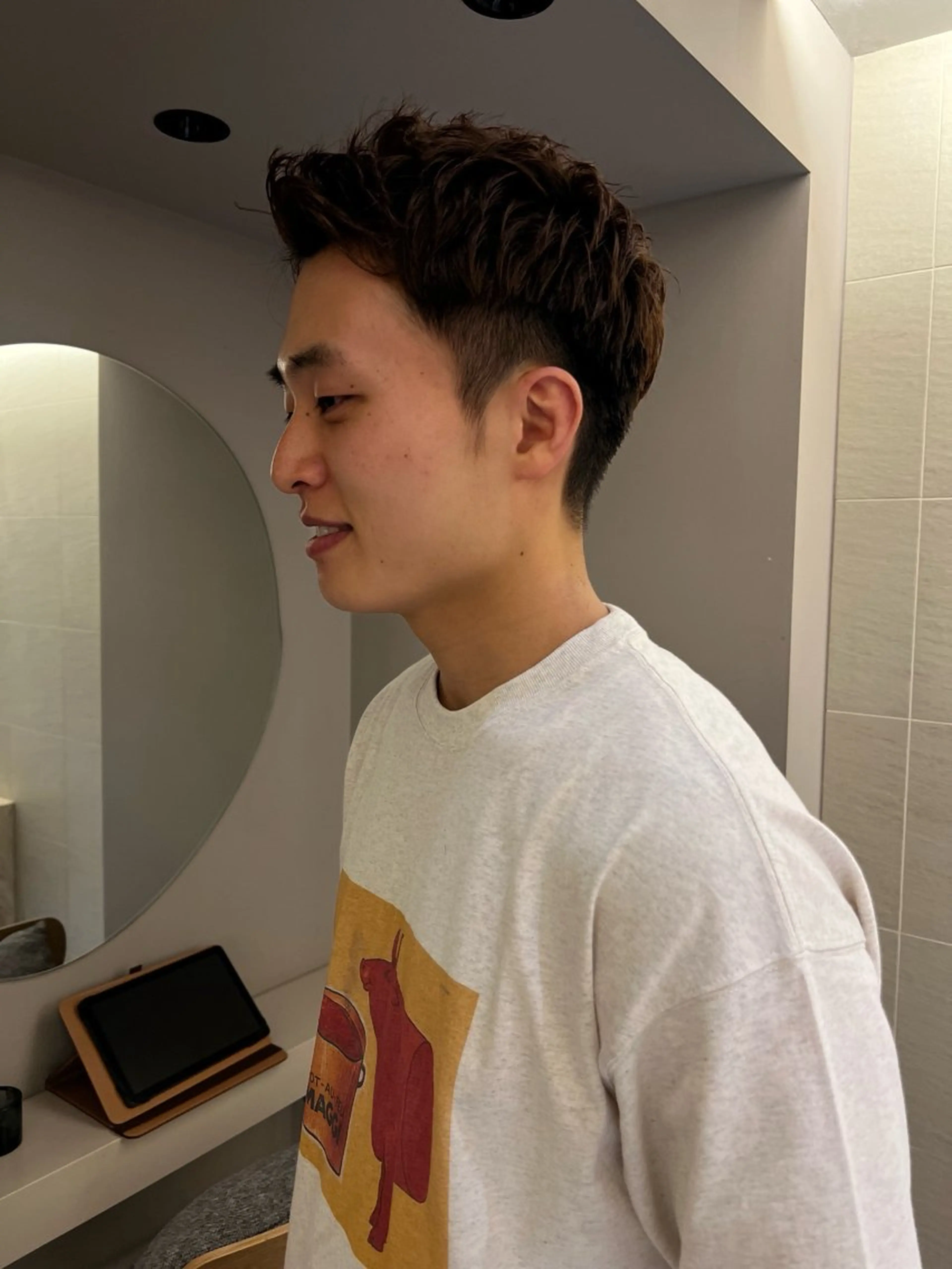 メンズカットの写真