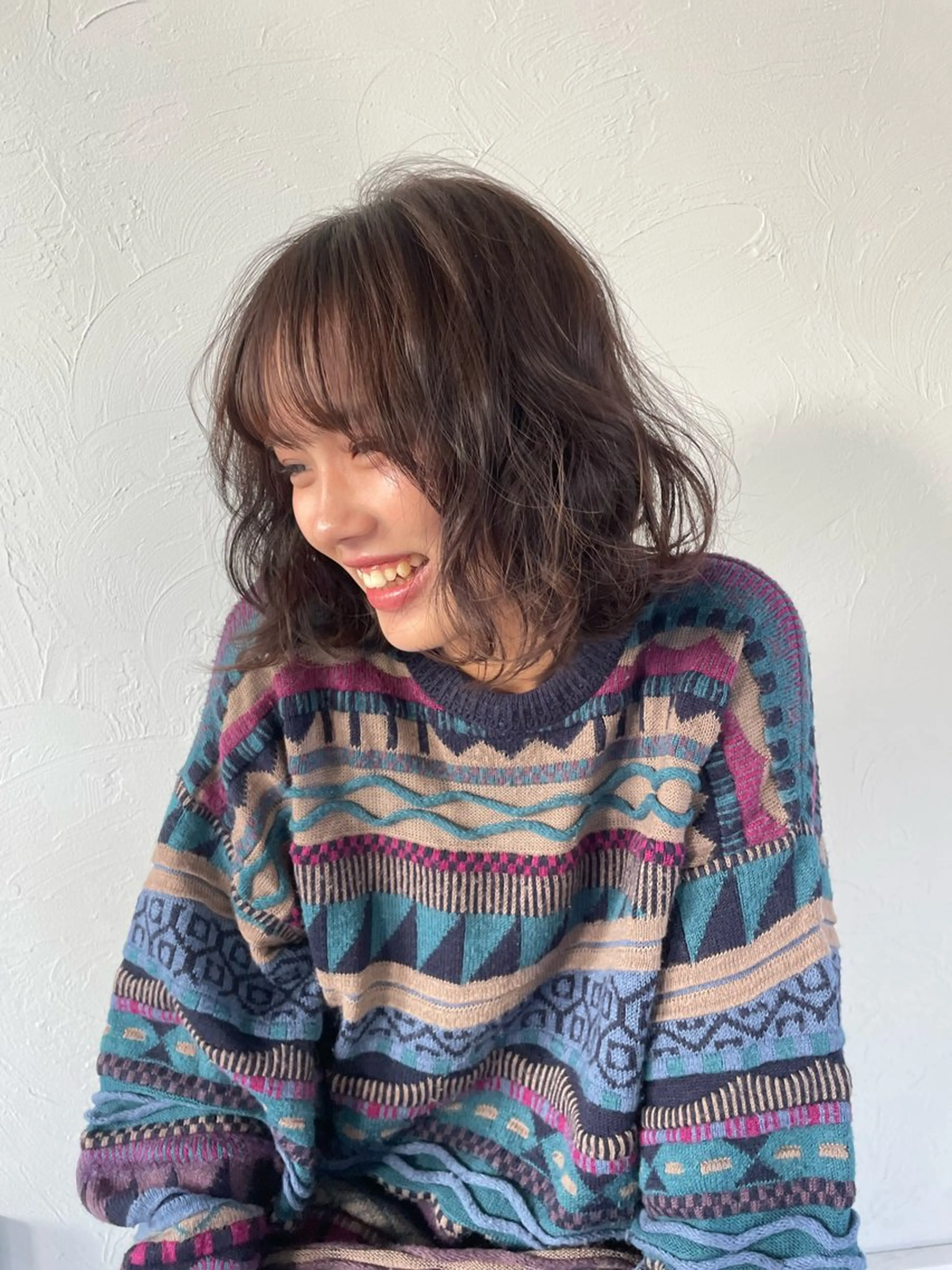 ショート パーマ パーマ/ボブ/ ヘルシーカラー/風花のヘアスタイル