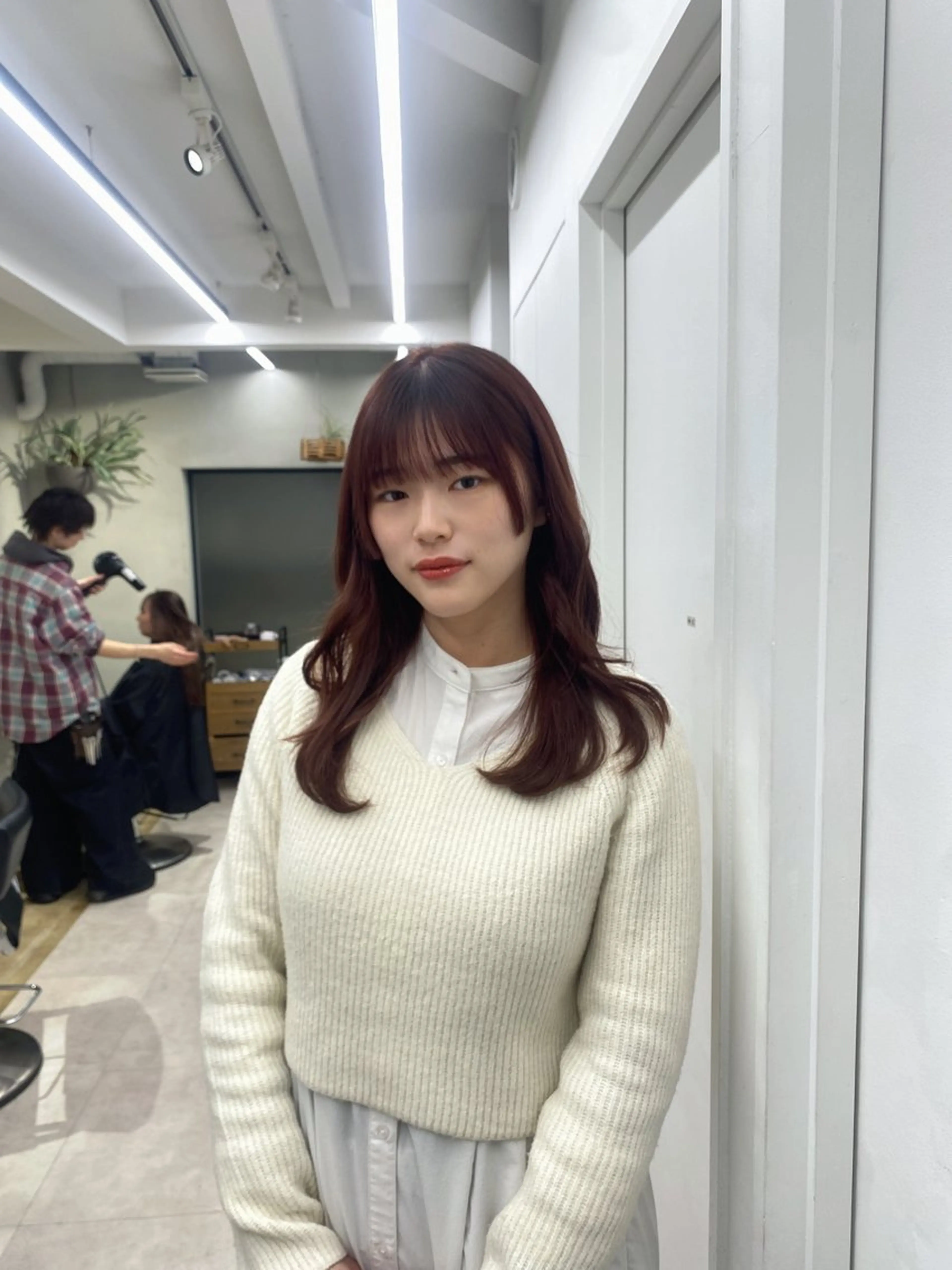 ミディアム カラー カット ヘアカラー トリートメント noa/ 渋谷のヘアスタイル