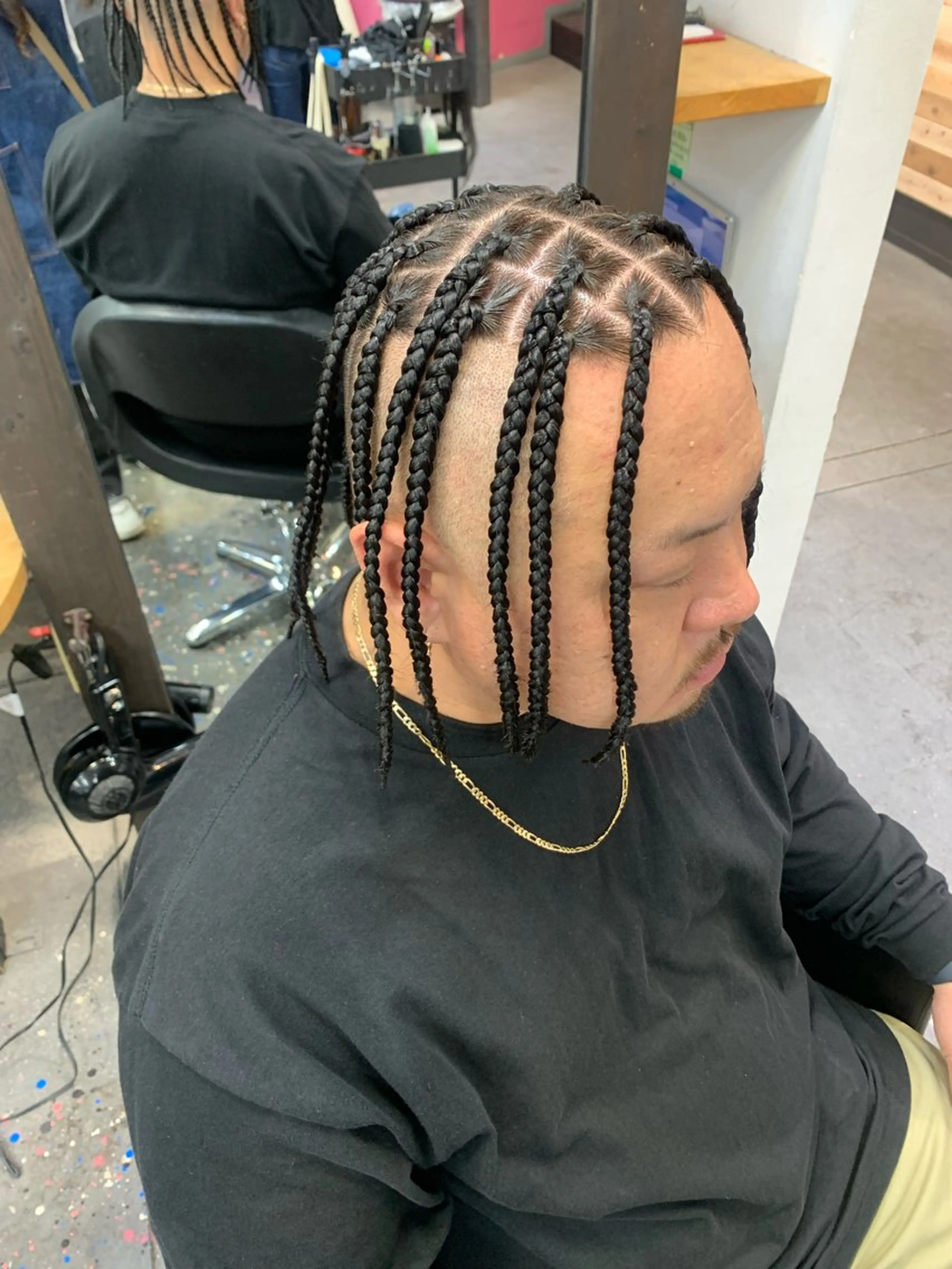 ヘアアレンジ メンズ Lehua   (レフア)所属・MEI/ブレイズ/ コーンロウ/茅ヶ崎のヘアスタイル