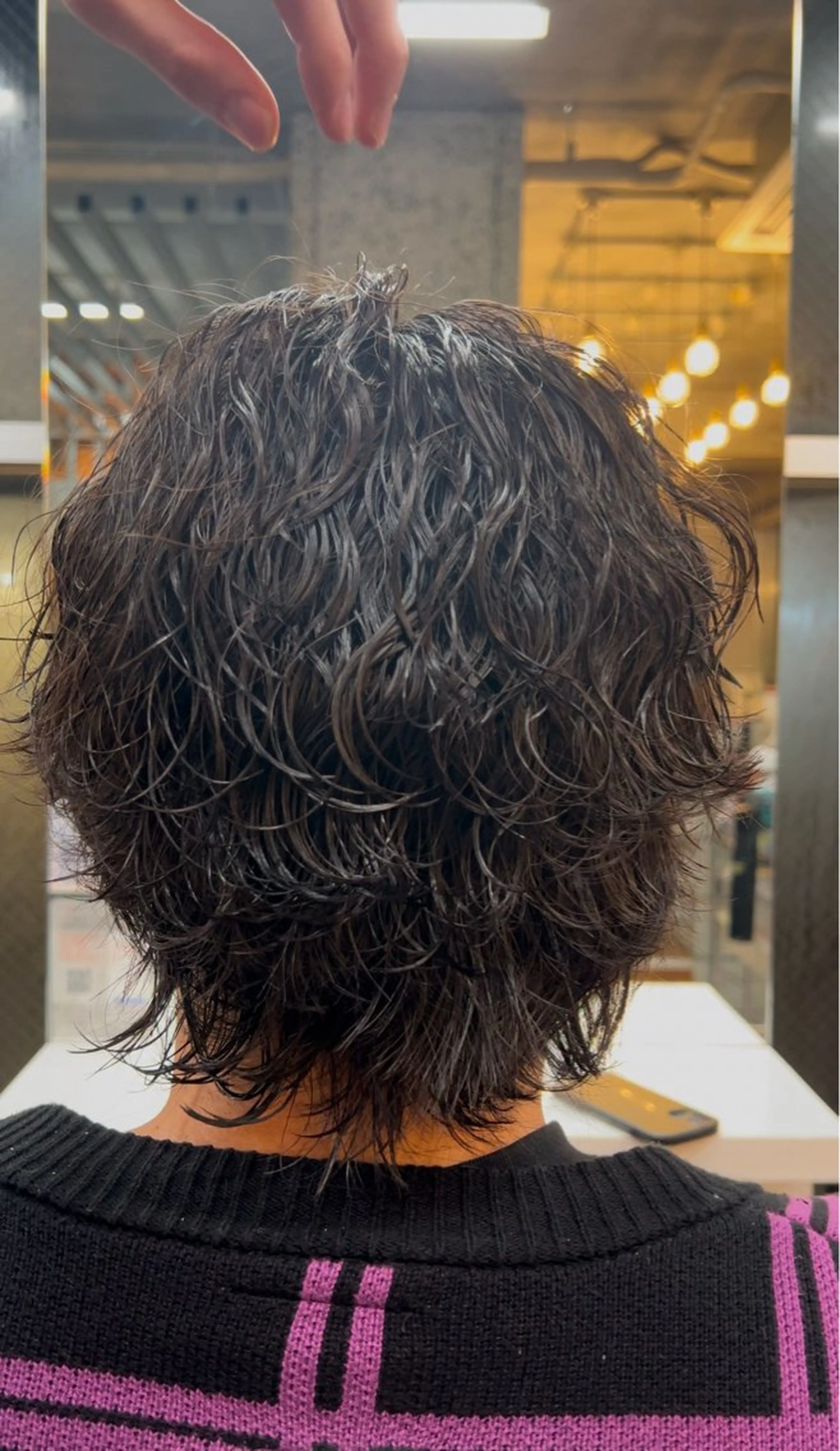 ミディアム パーマ メンズ カット パーマ トリートメント 【fifth】 小林直弥のヘアスタイル