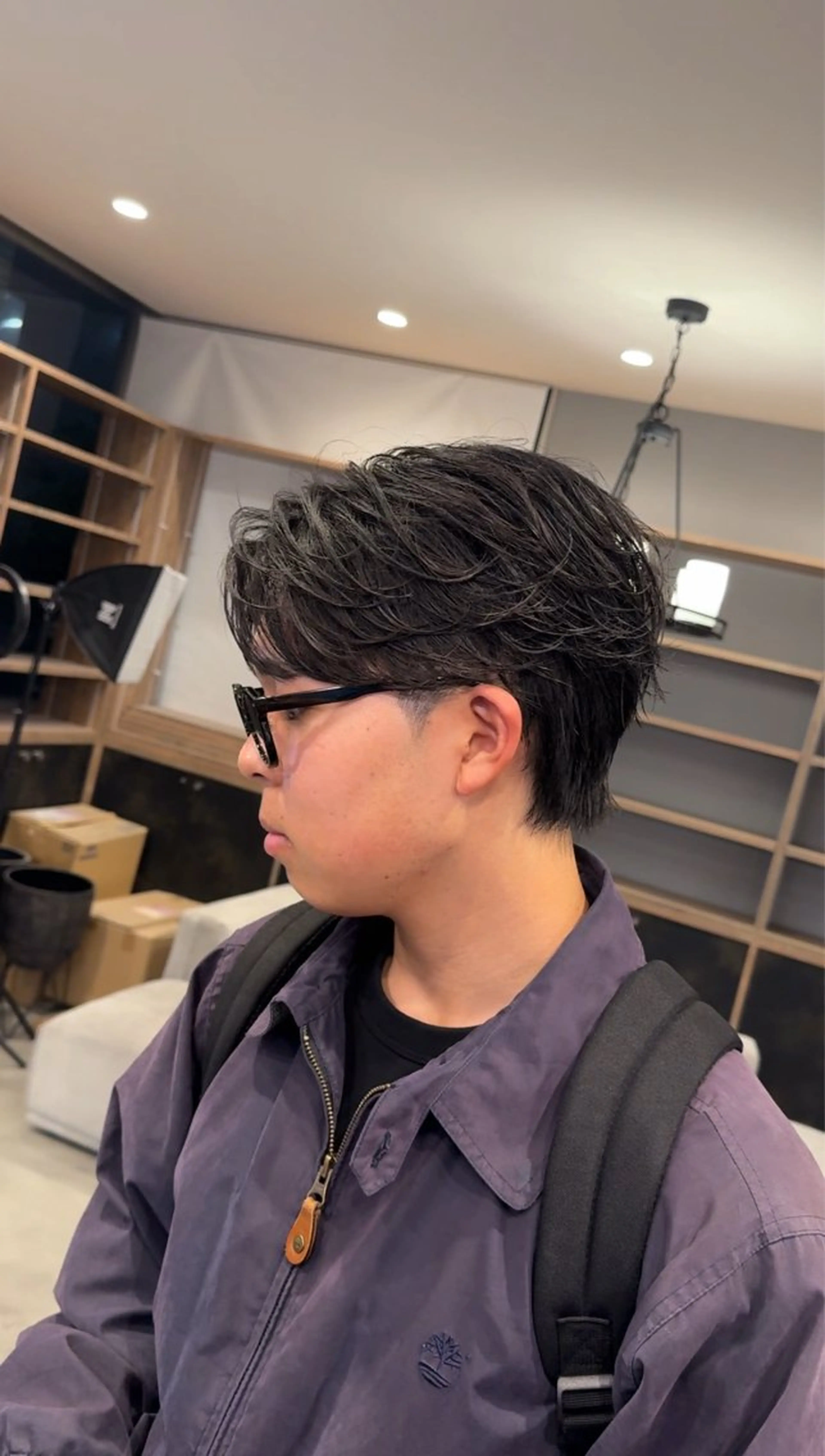 メンズ メンズパーマ カット ABEY LEVRAI所属・Miyabi.💋 ABEYLEVRAIのヘアスタイル