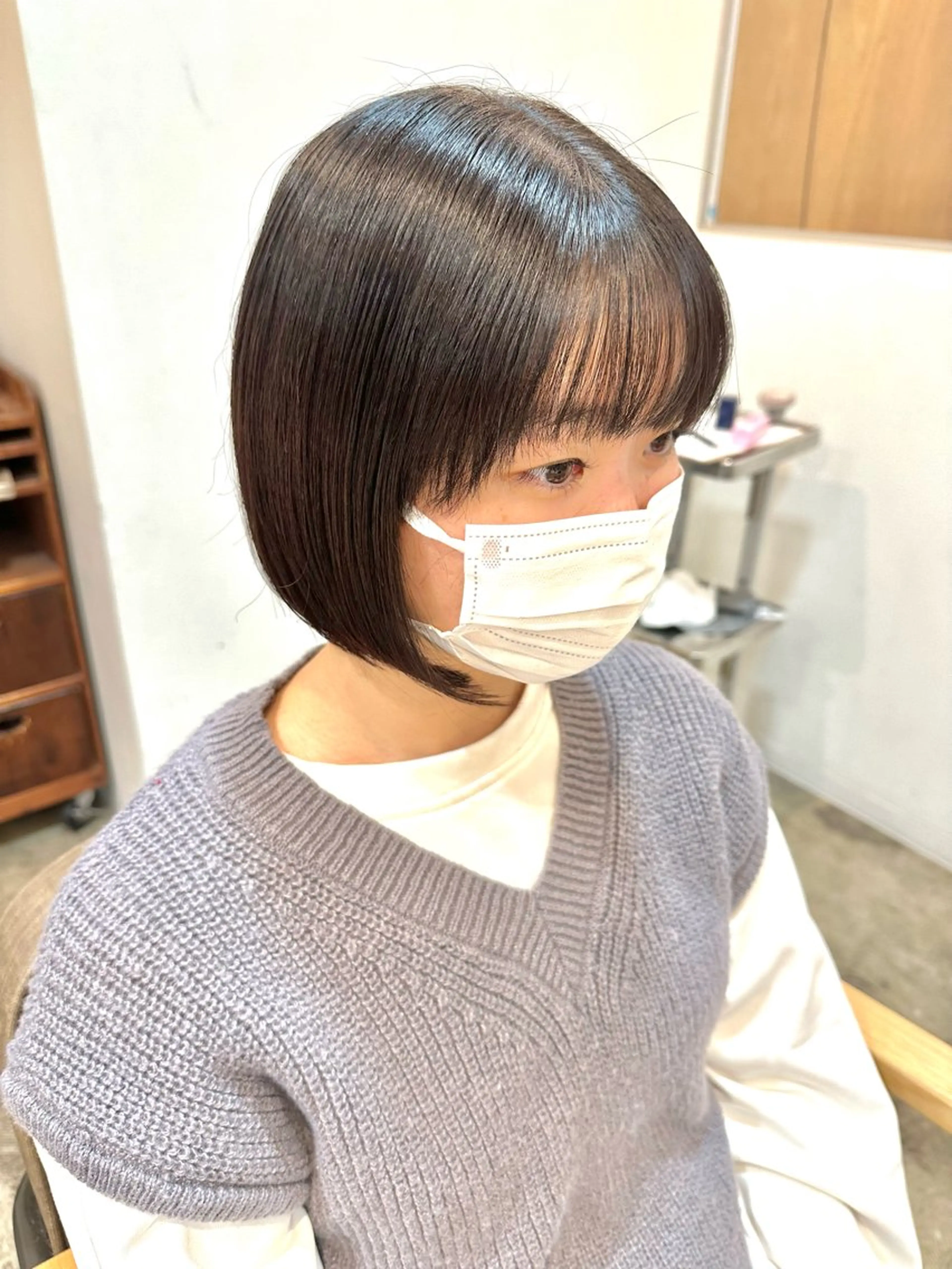 ミディアム ボブ ボブ特化美容師 /荒井悠葵のヘアスタイル