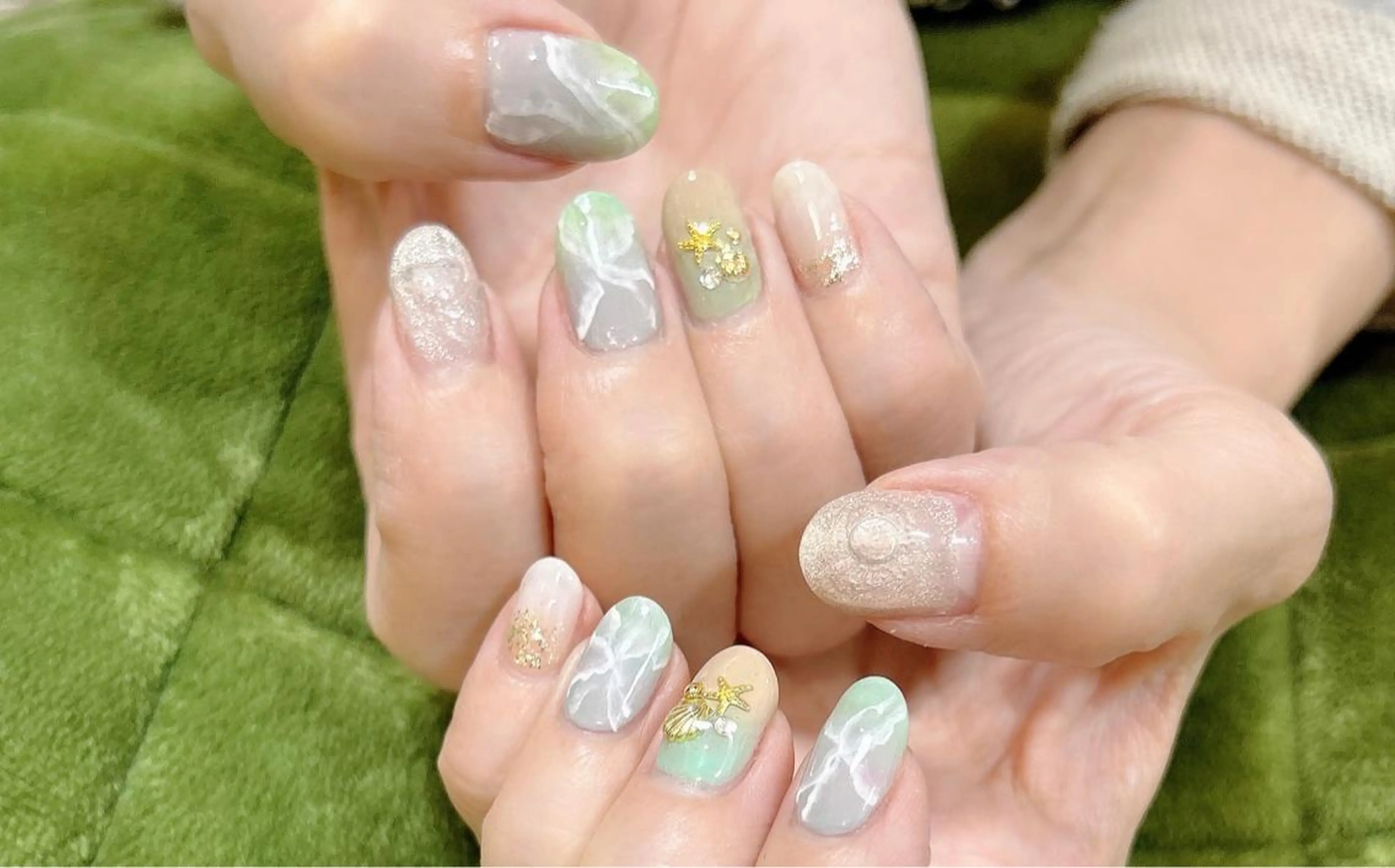 ネイル グラデーション ハンドネイル reve あやののネイルデザイン