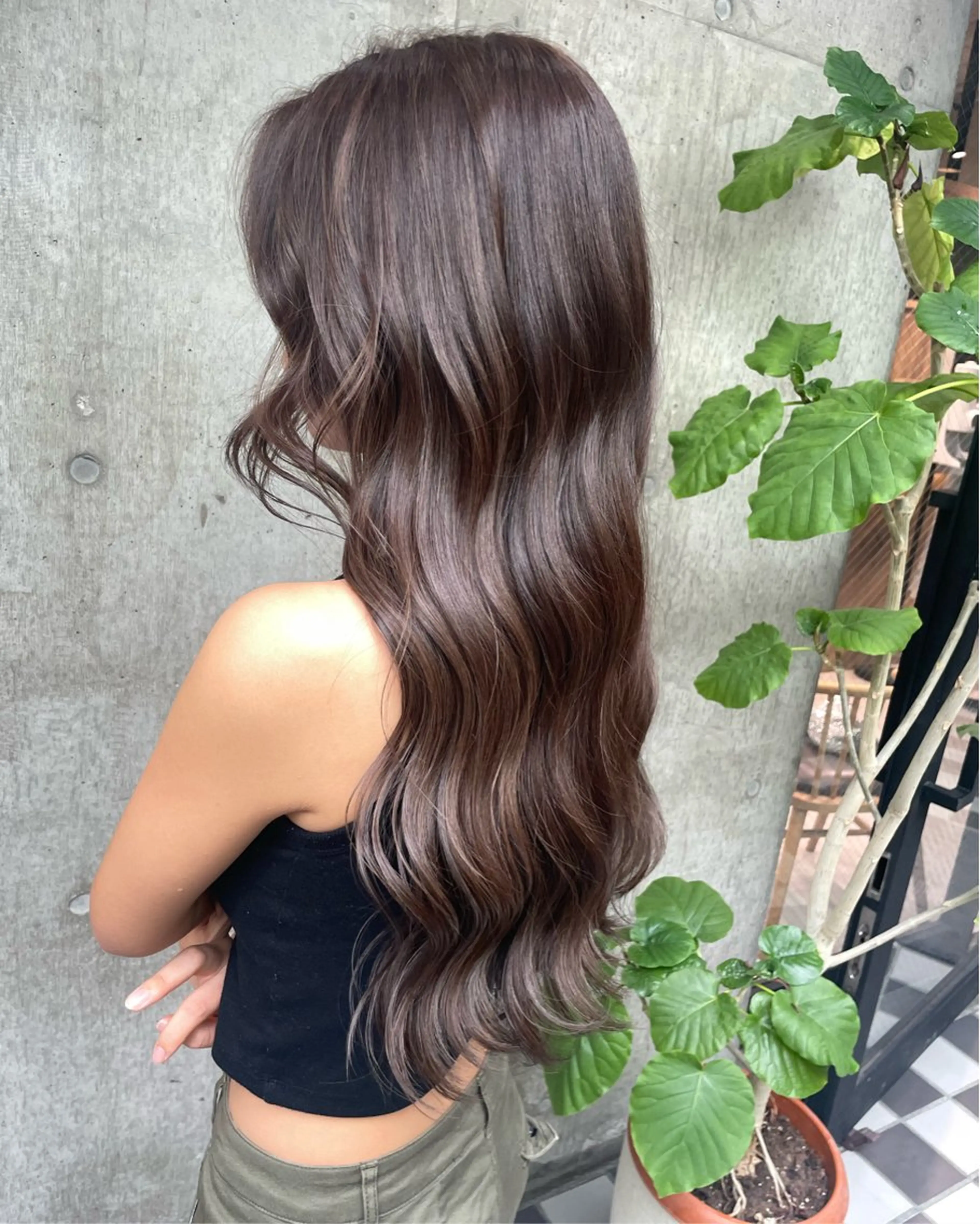 ロング ヘアカラー 🌊ハイライト Rizu🌊のヘアスタイル