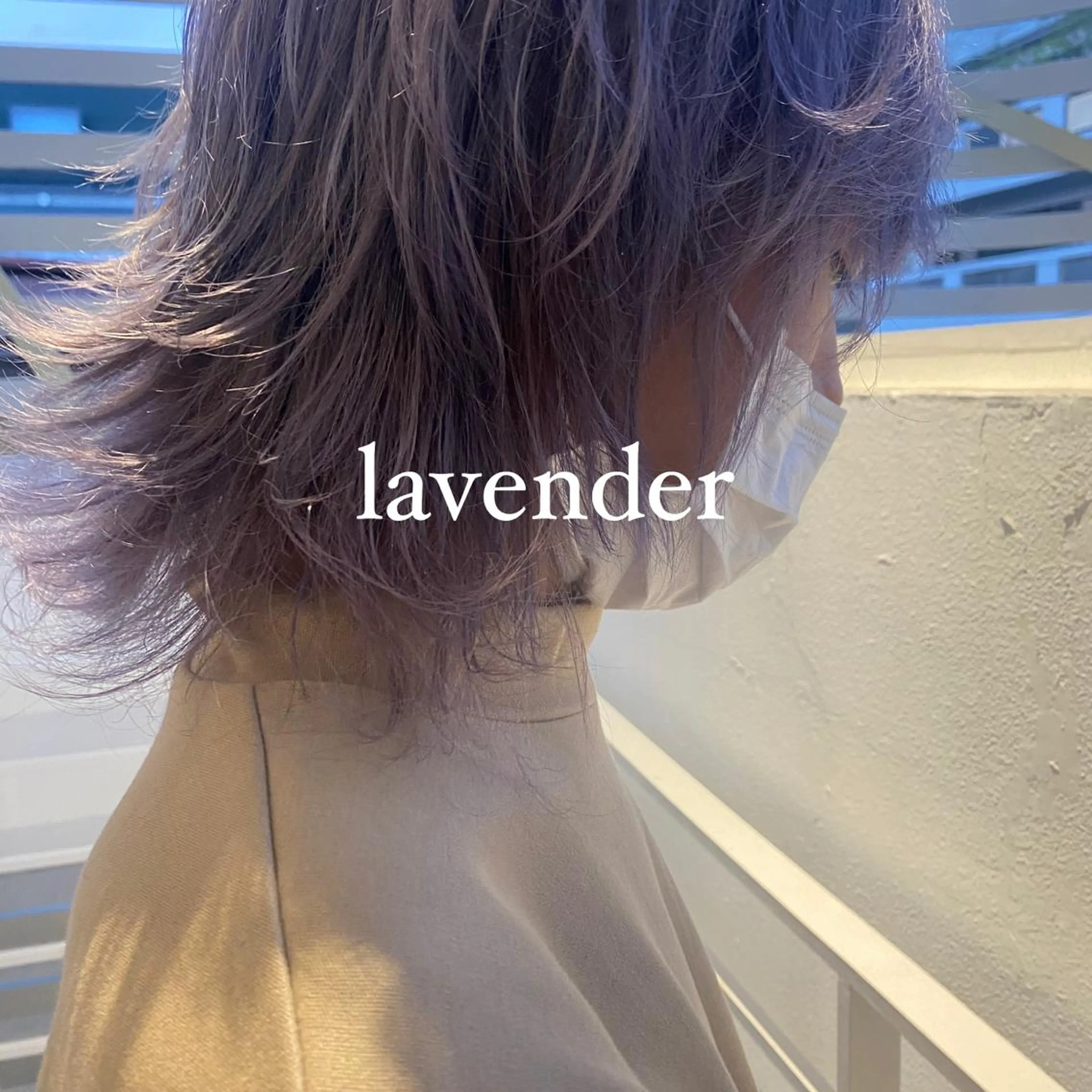 ミディアム カラー メンズ メンズウルフカット ラベンダーカラー ウルフカット カット ヘアカラー トリートメント ヘアセット 絶対カワイイ保証💕 カワノチヒロのヘアスタイル