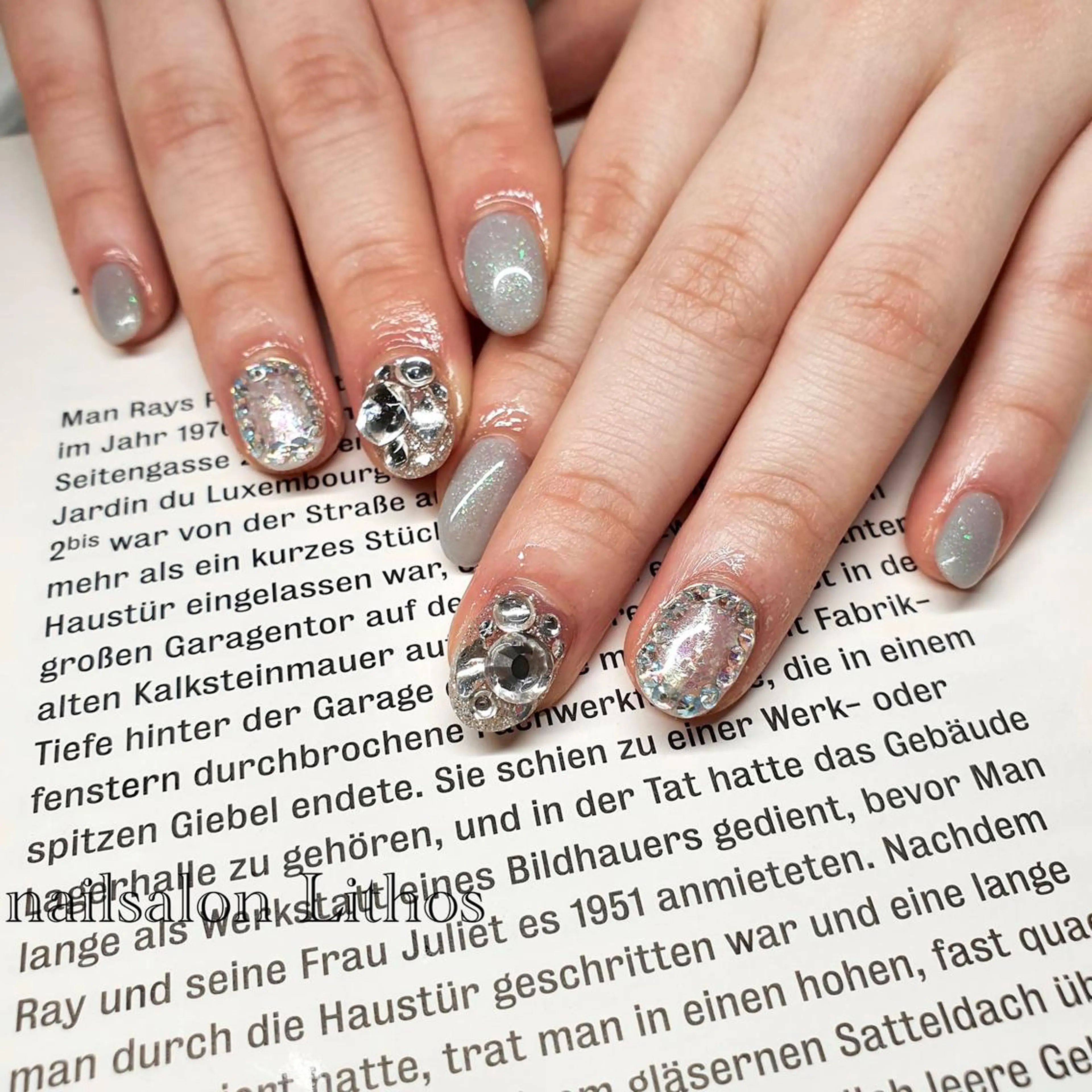 ネイル 韓国ネイル ハンドネイル nailsalon Lithos所属・nailsalon Recontreのネイルデザイン