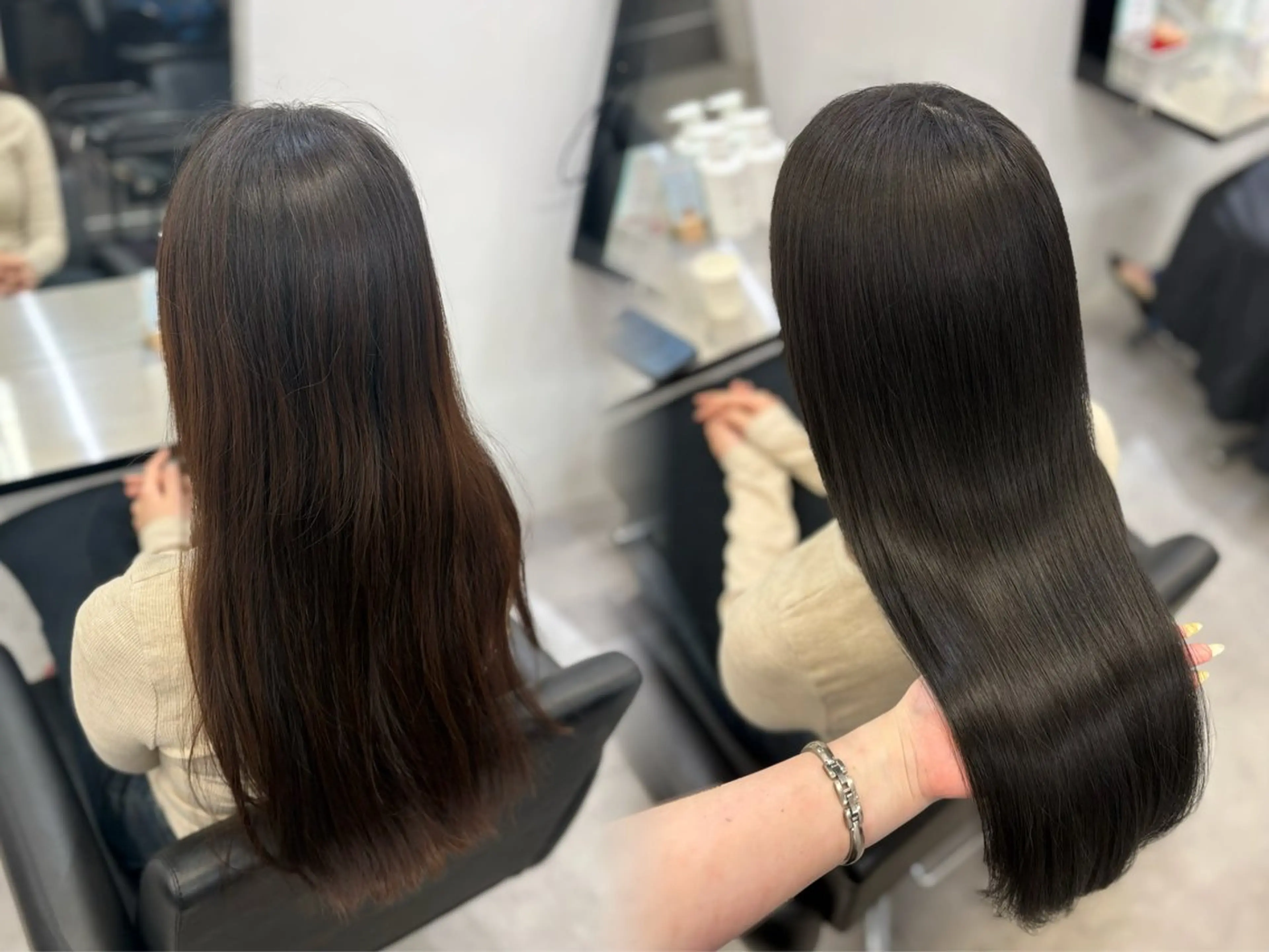 ロング カラー ヘアカラー トリートメント Core Haruのヘアスタイル