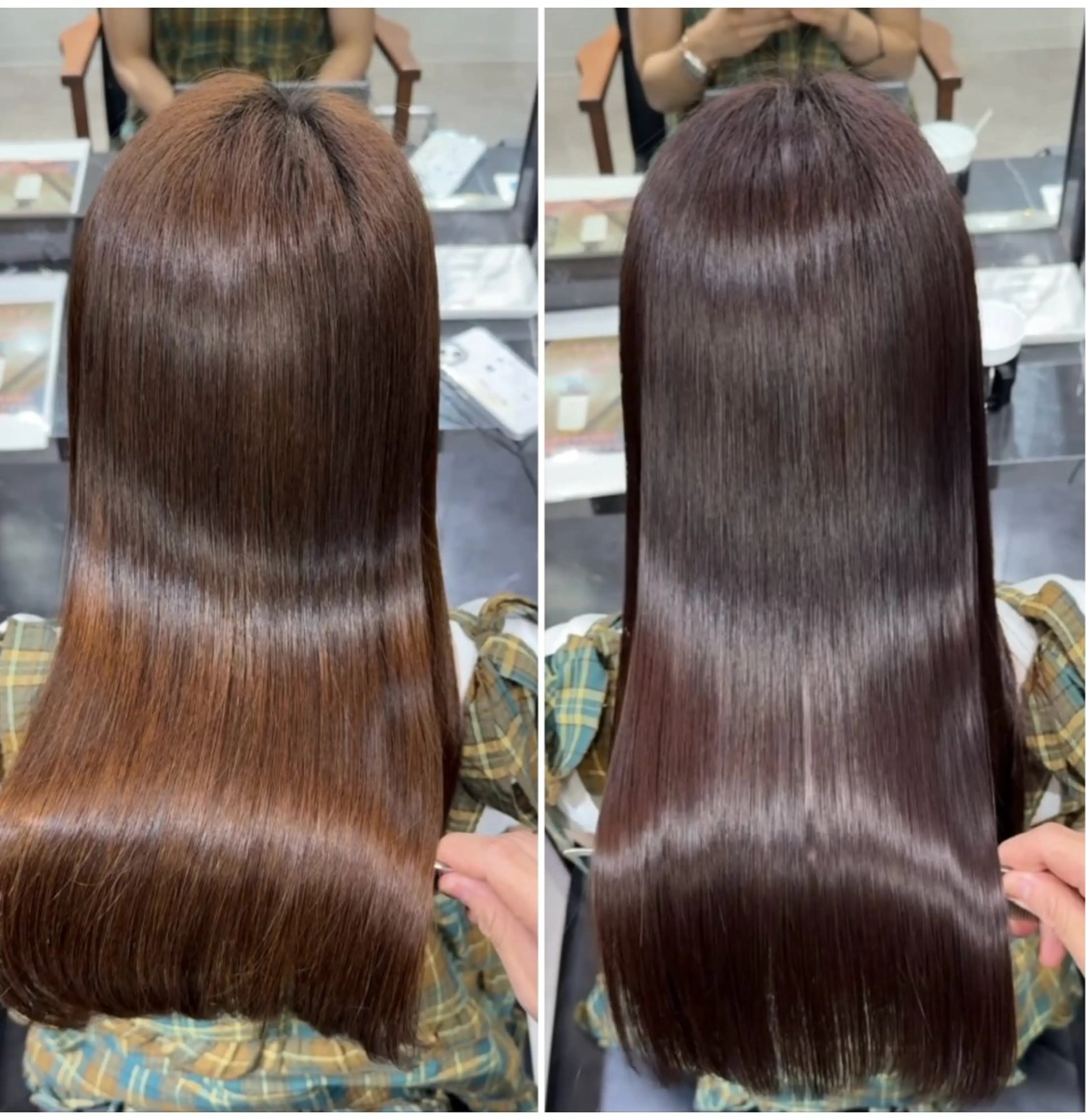 ロング JIN|乾かしただけ 美髪矯正本格髪質改善のヘアスタイル