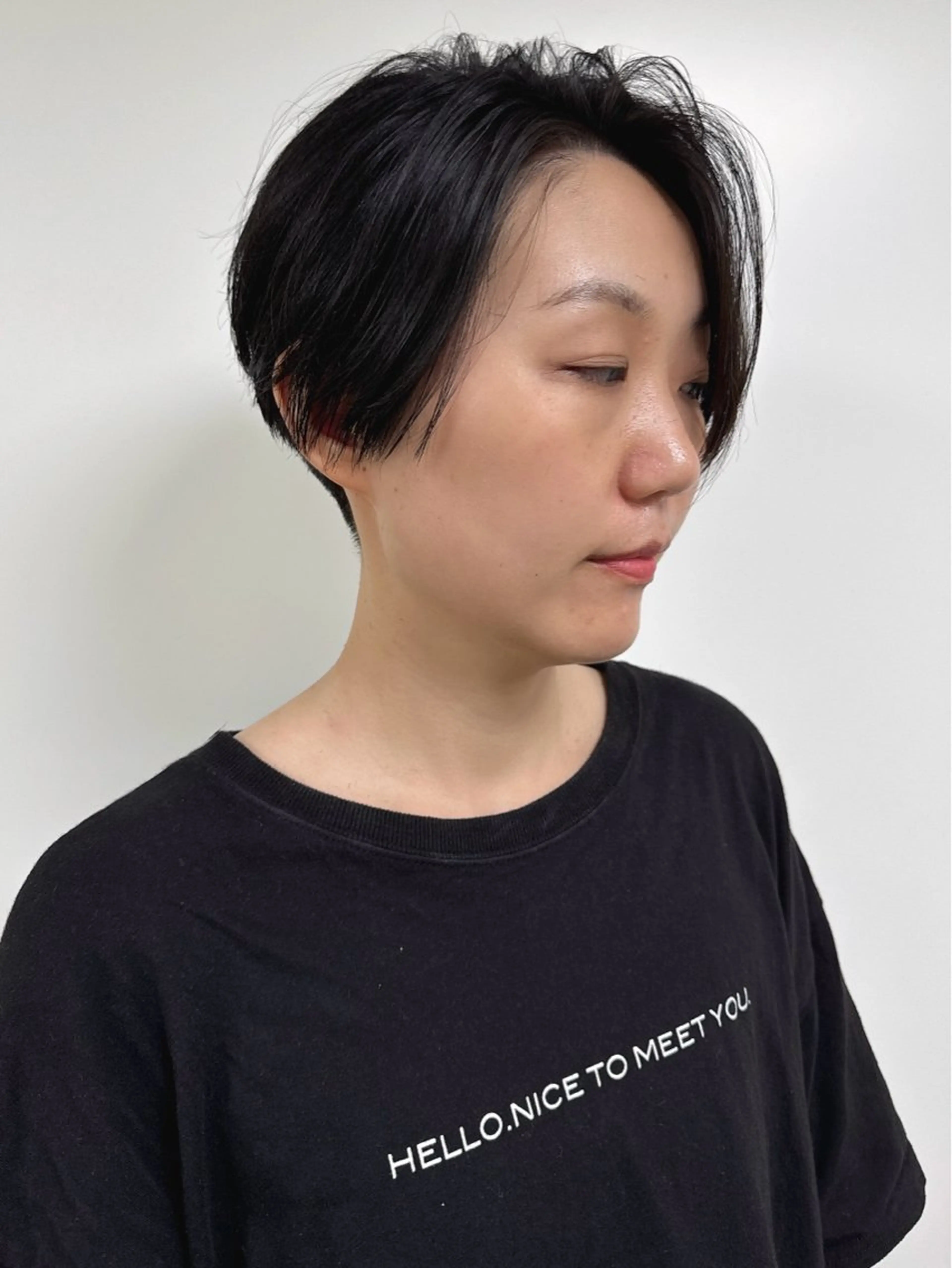 ショート モリオフロムロンドン原宿本店所属・ショート/ボブ/ハイ トーン/Nanahaのヘアスタイル