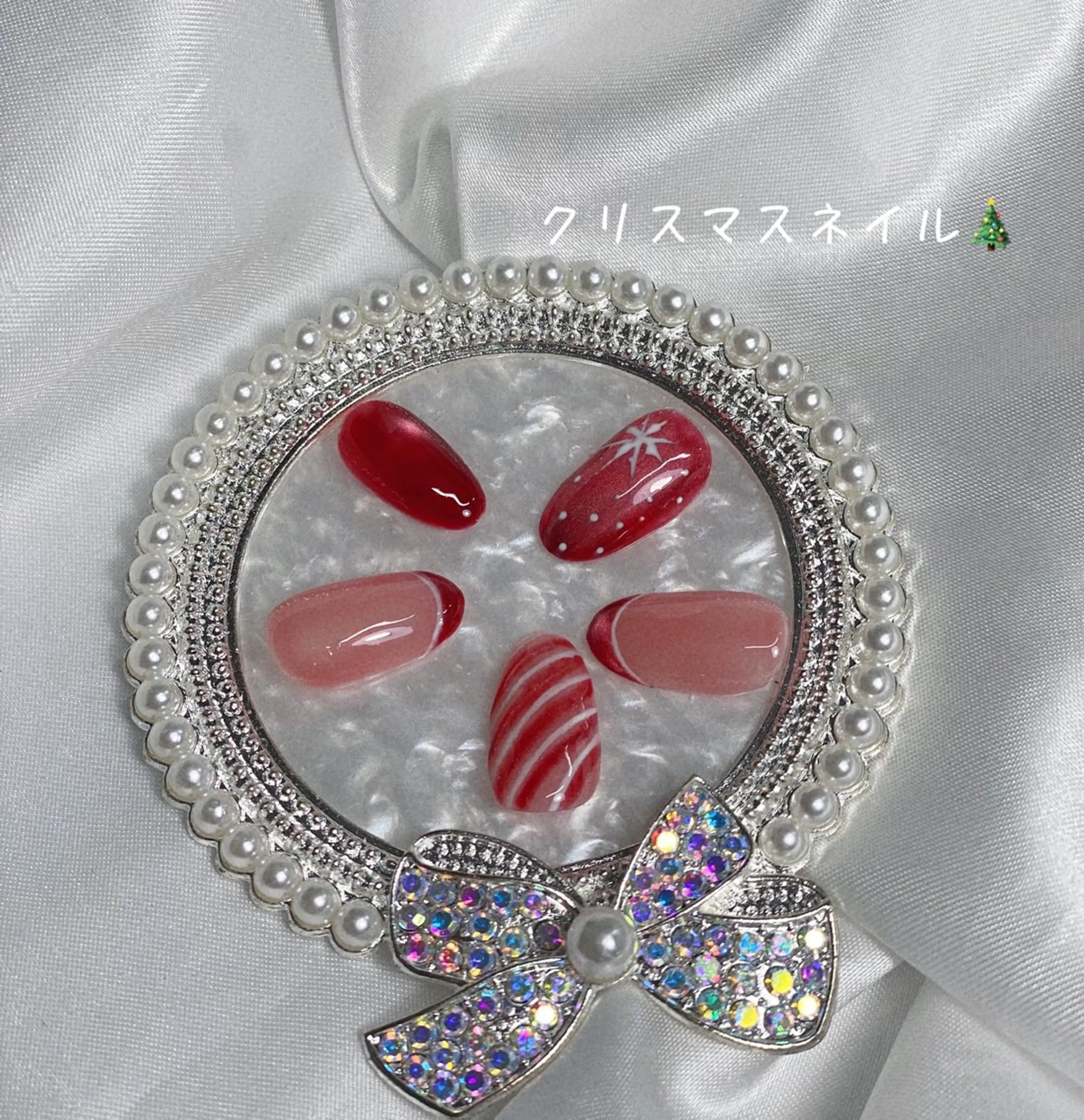 ネイル 冬ネイル クリスマス Miu 川越東口ネイルサロンのネイルデザイン
