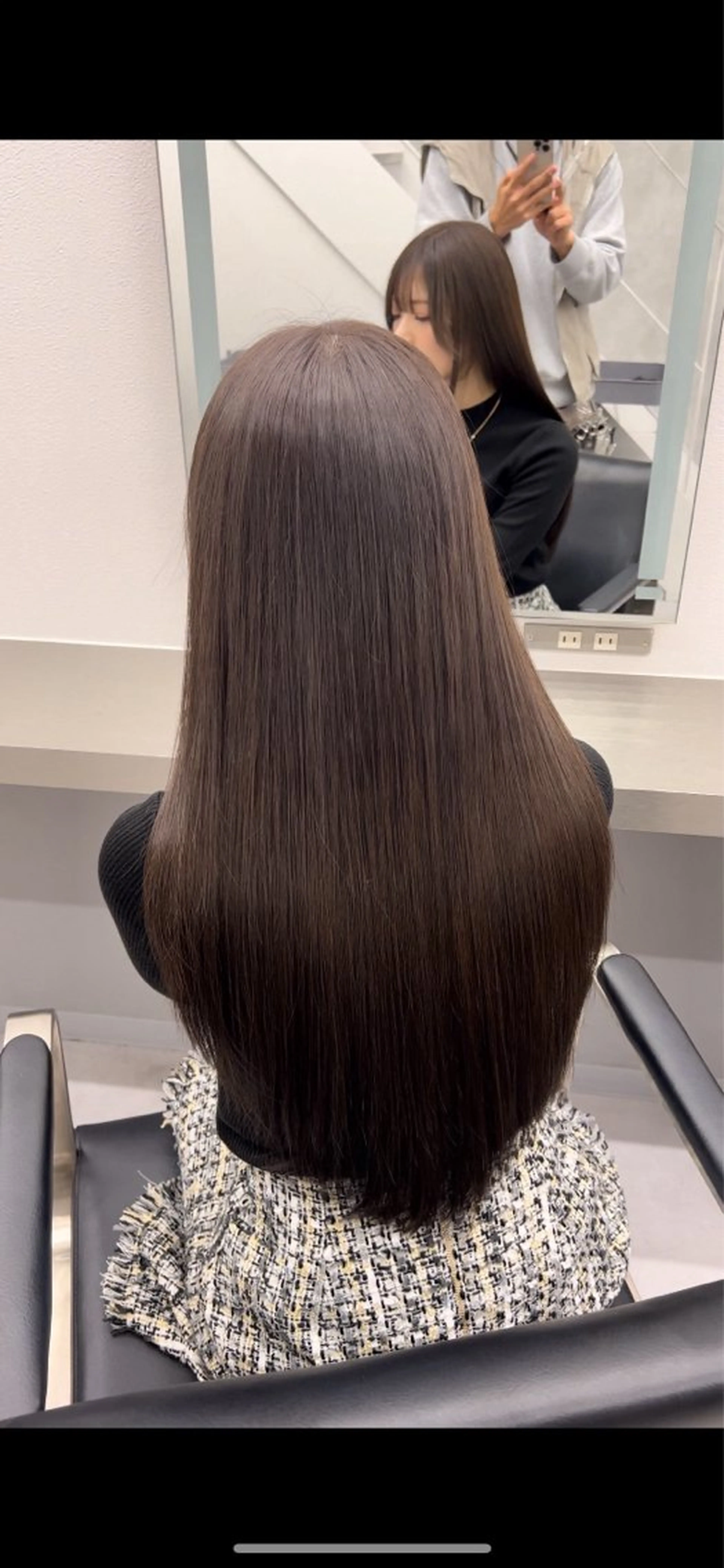 ロング 🚨メンズ曲がる 縮毛矯正りおん🚨のヘアスタイル