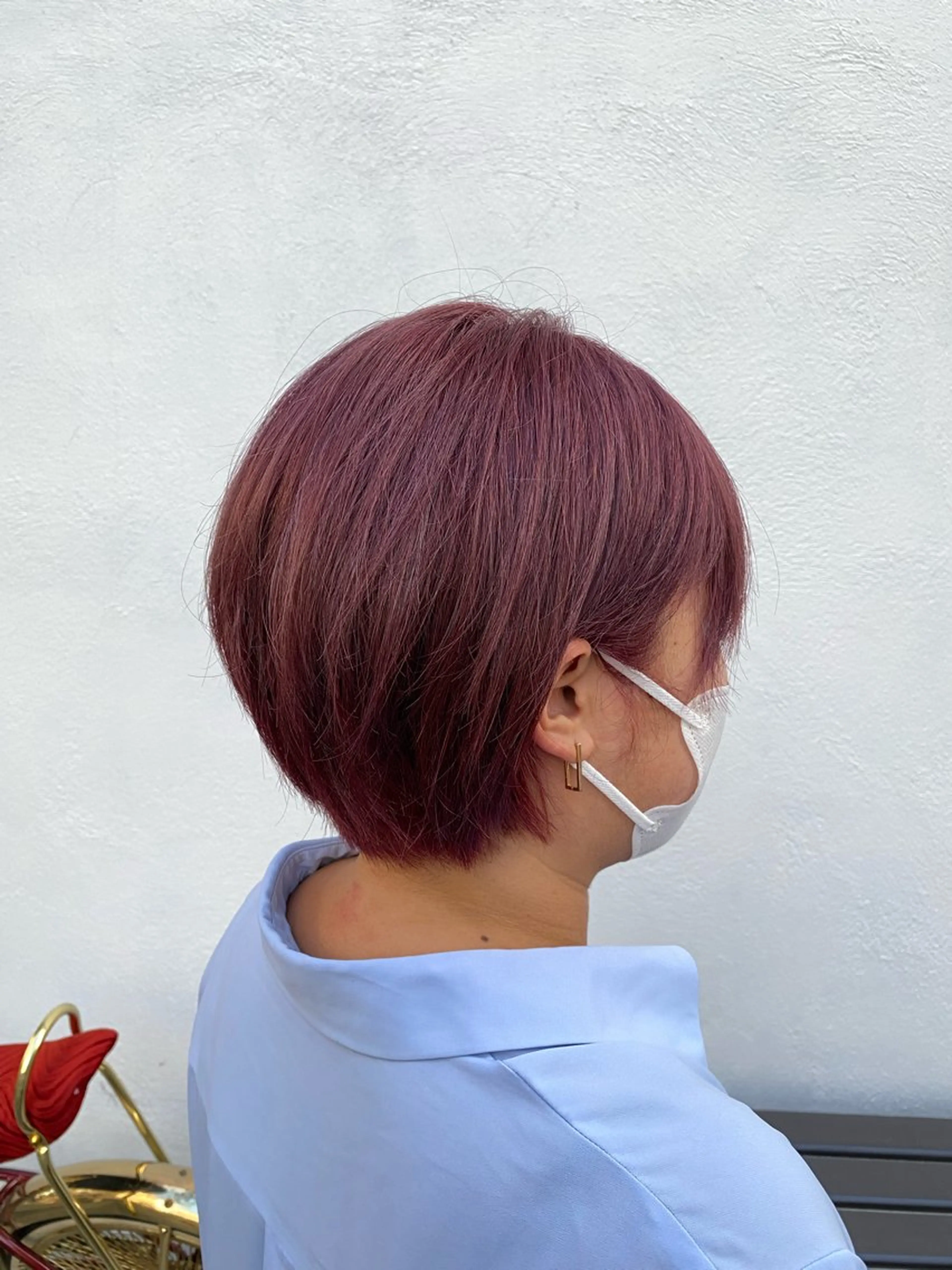 ショート カラー パーマ ヘアアレンジ メンズ キッズ HairSignature所属・ブリーチ指名神戸 No.1美容師RENのヘアスタイル