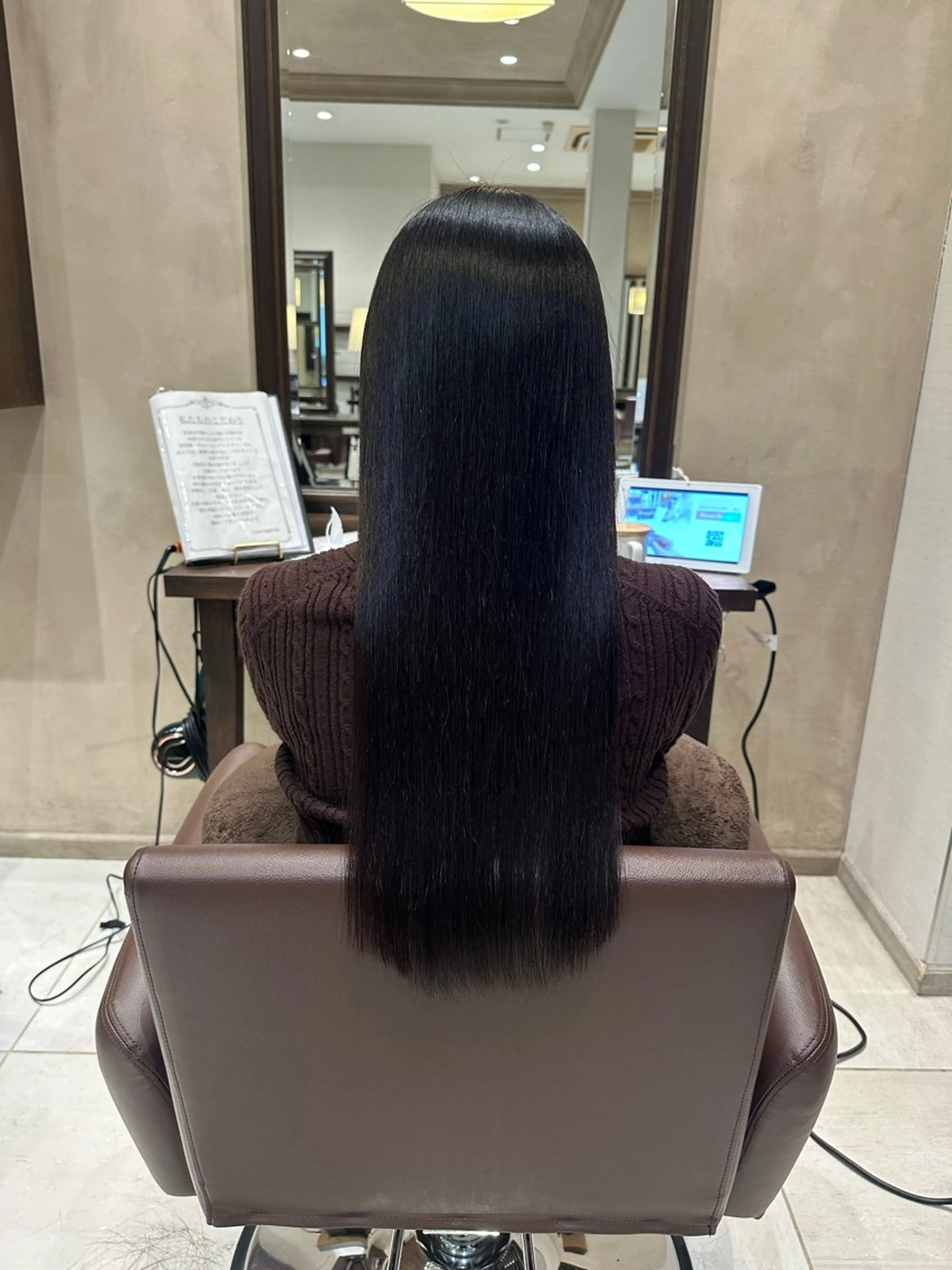 ロング 学生 髪質改善 縮毛矯正 縮毛矯正 トリートメント 山本 麟太郎のヘアスタイル