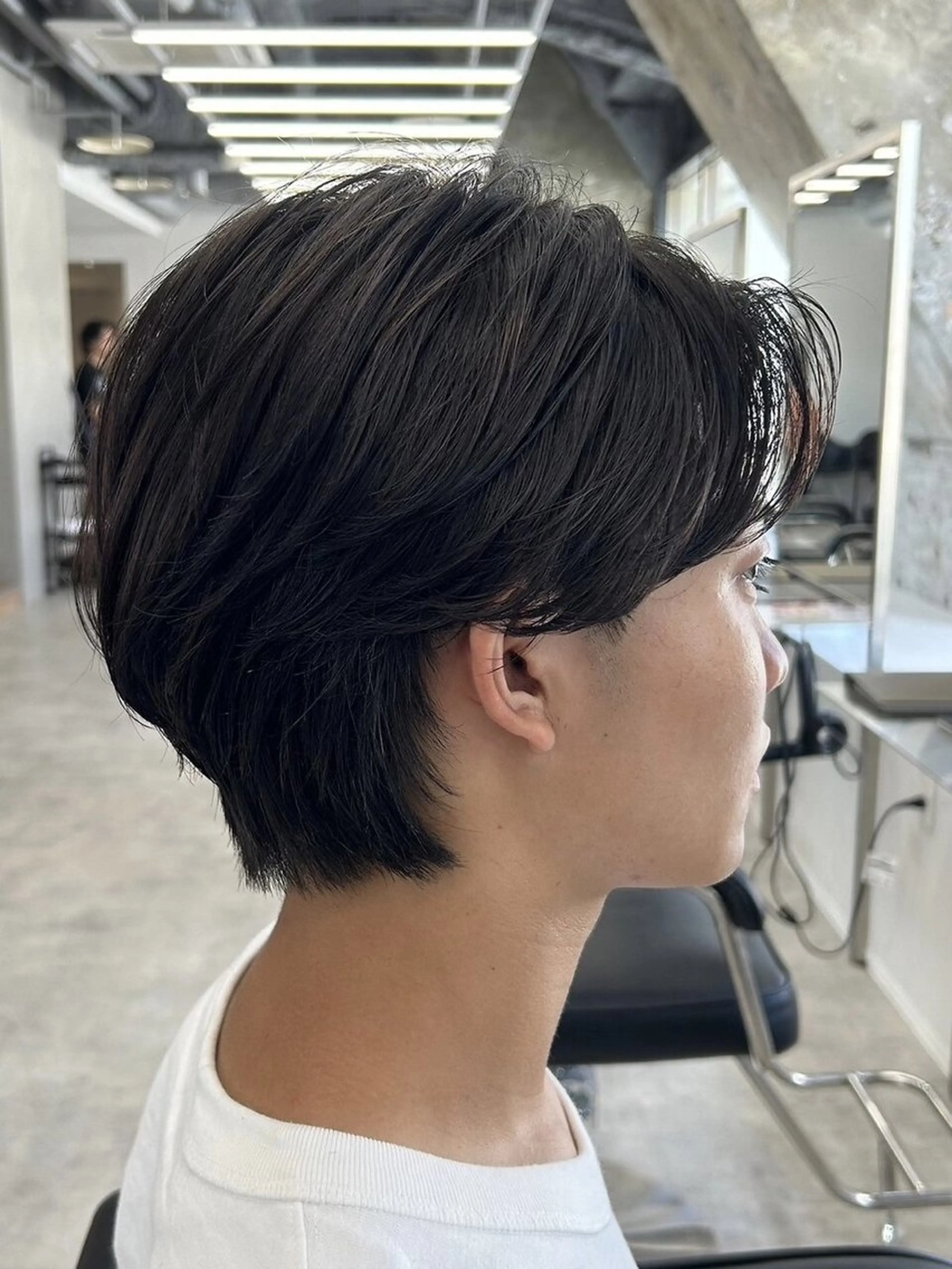 メンズ センターパート メンズ韓国風 シンバヒナノ/パーマ レイヤーカット/ボブのヘアスタイル