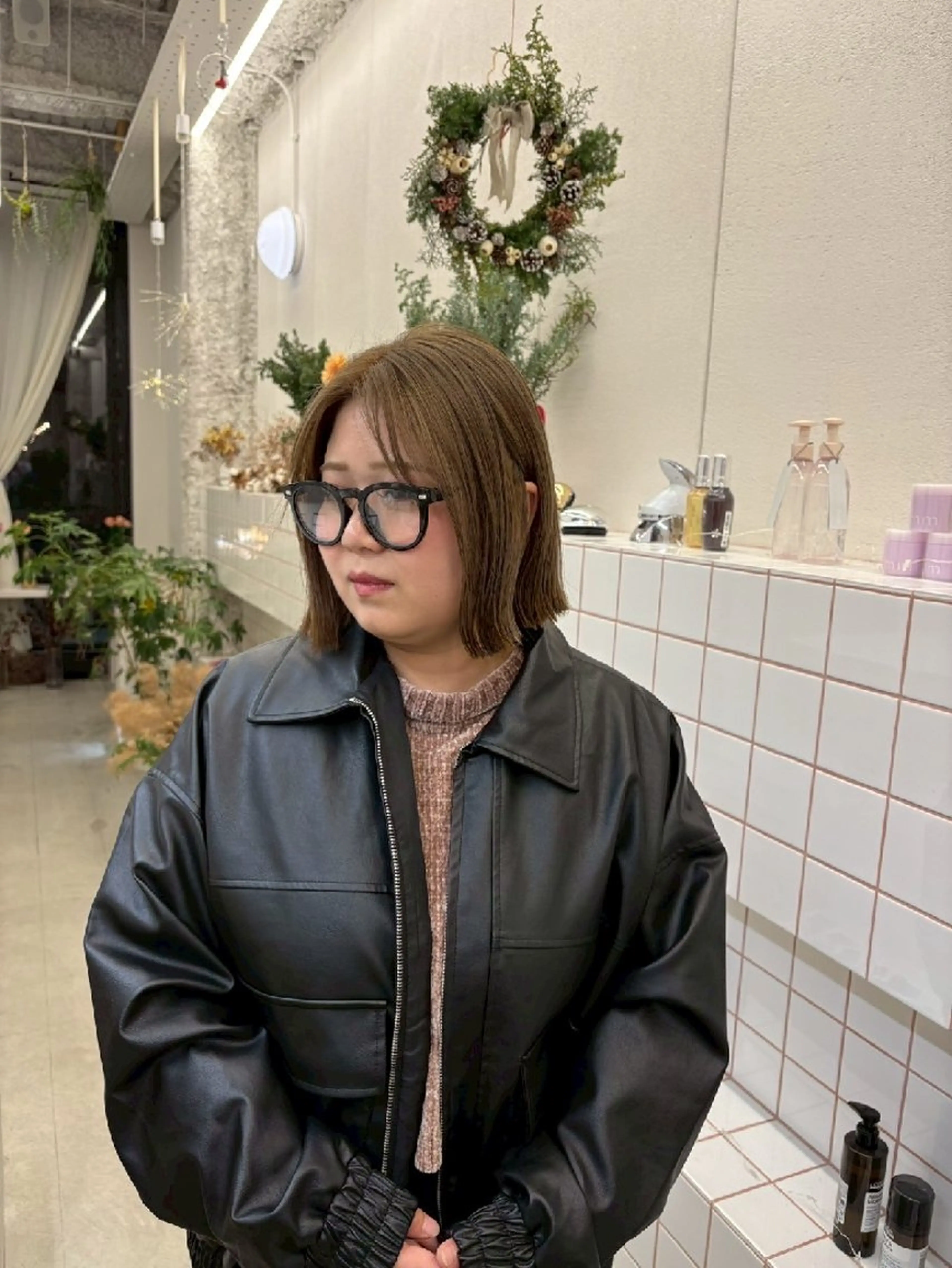 カラー 🎀花屋併設サロン 荘司まゆり🎀‪‪のヘアスタイル