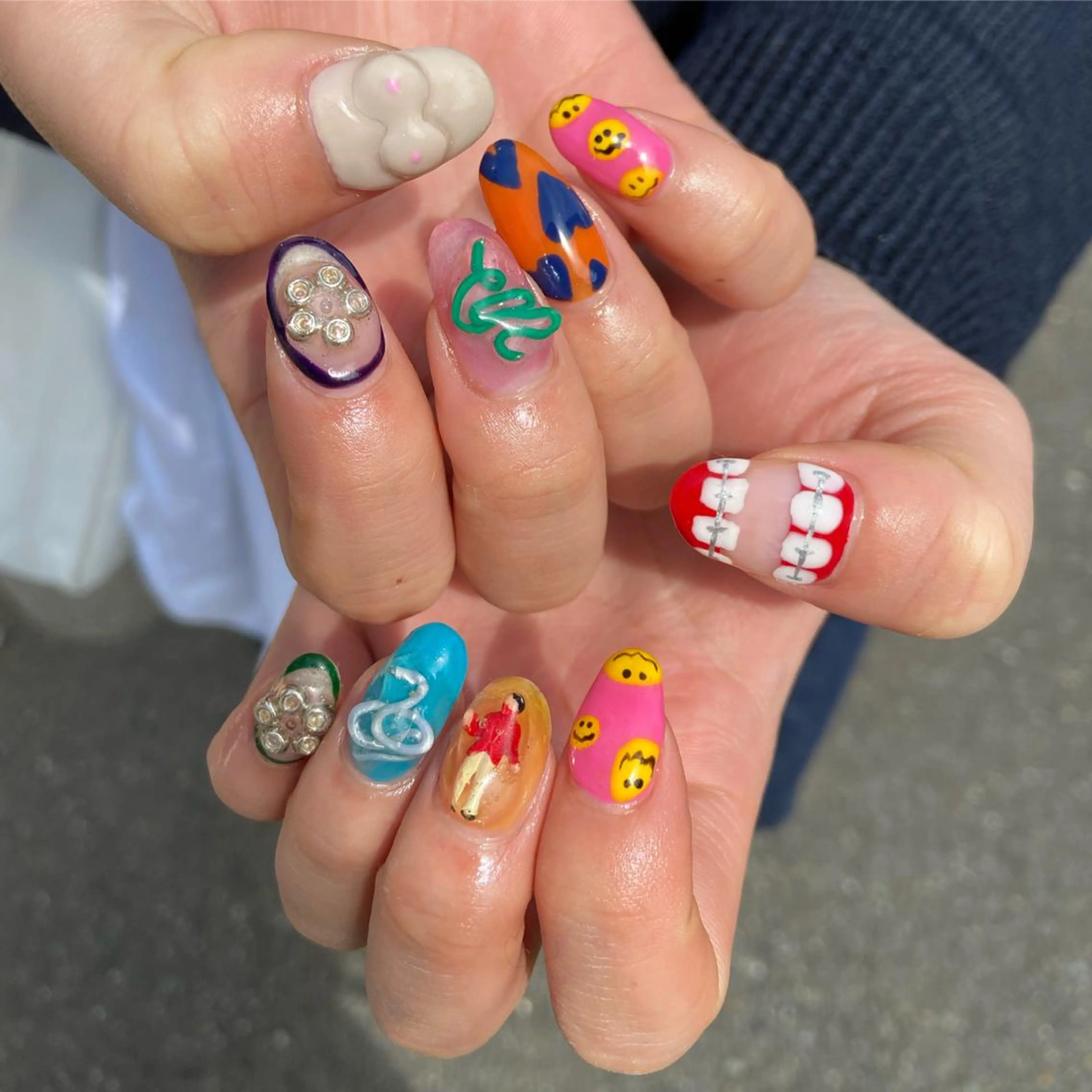 ネイル アートネイル ハート . unffのネイルデザイン