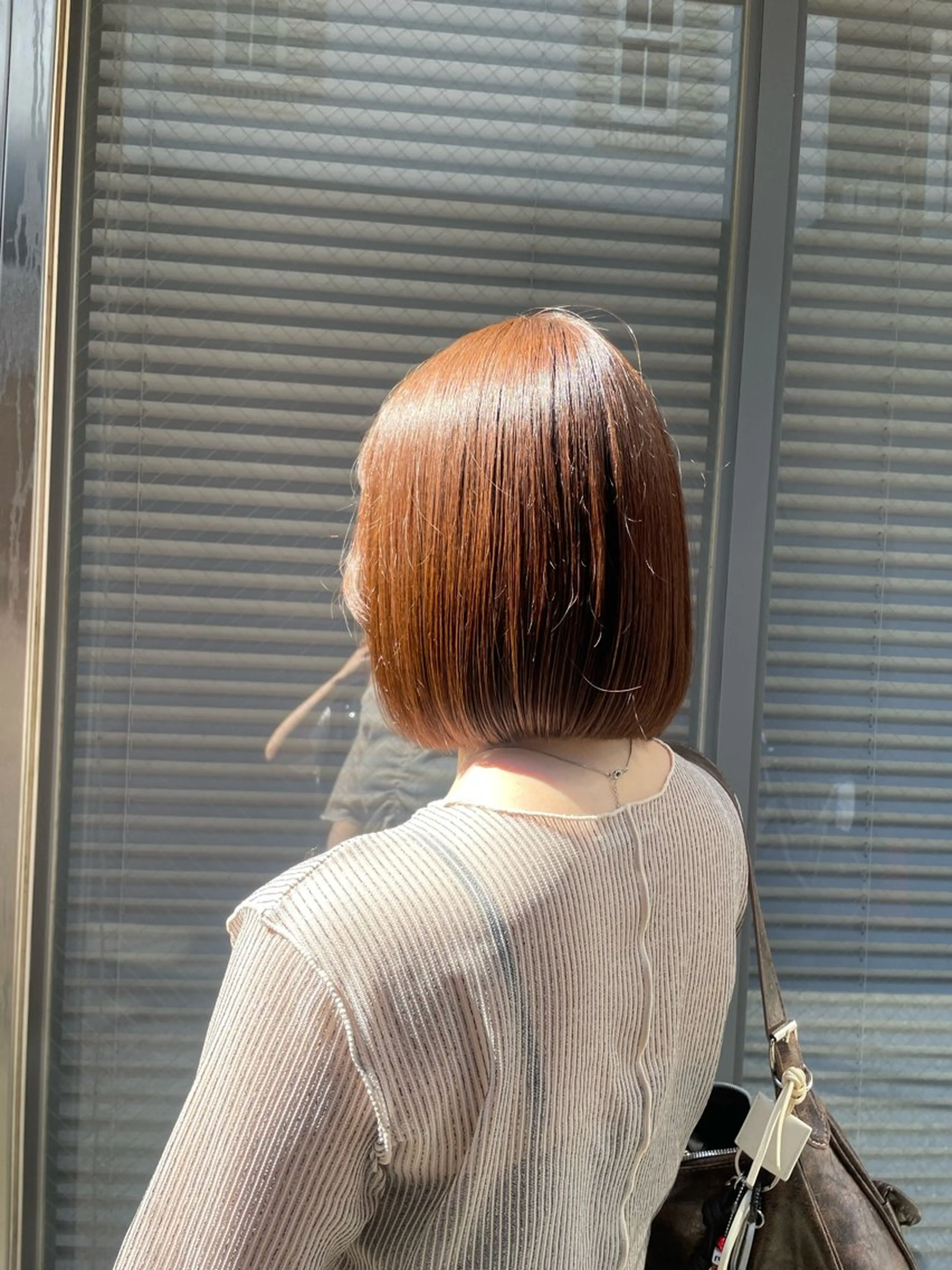 カラー ブリーチ ブリーチなしカラー 🪸暖色艶カラー/ shiori🫧のヘアスタイル