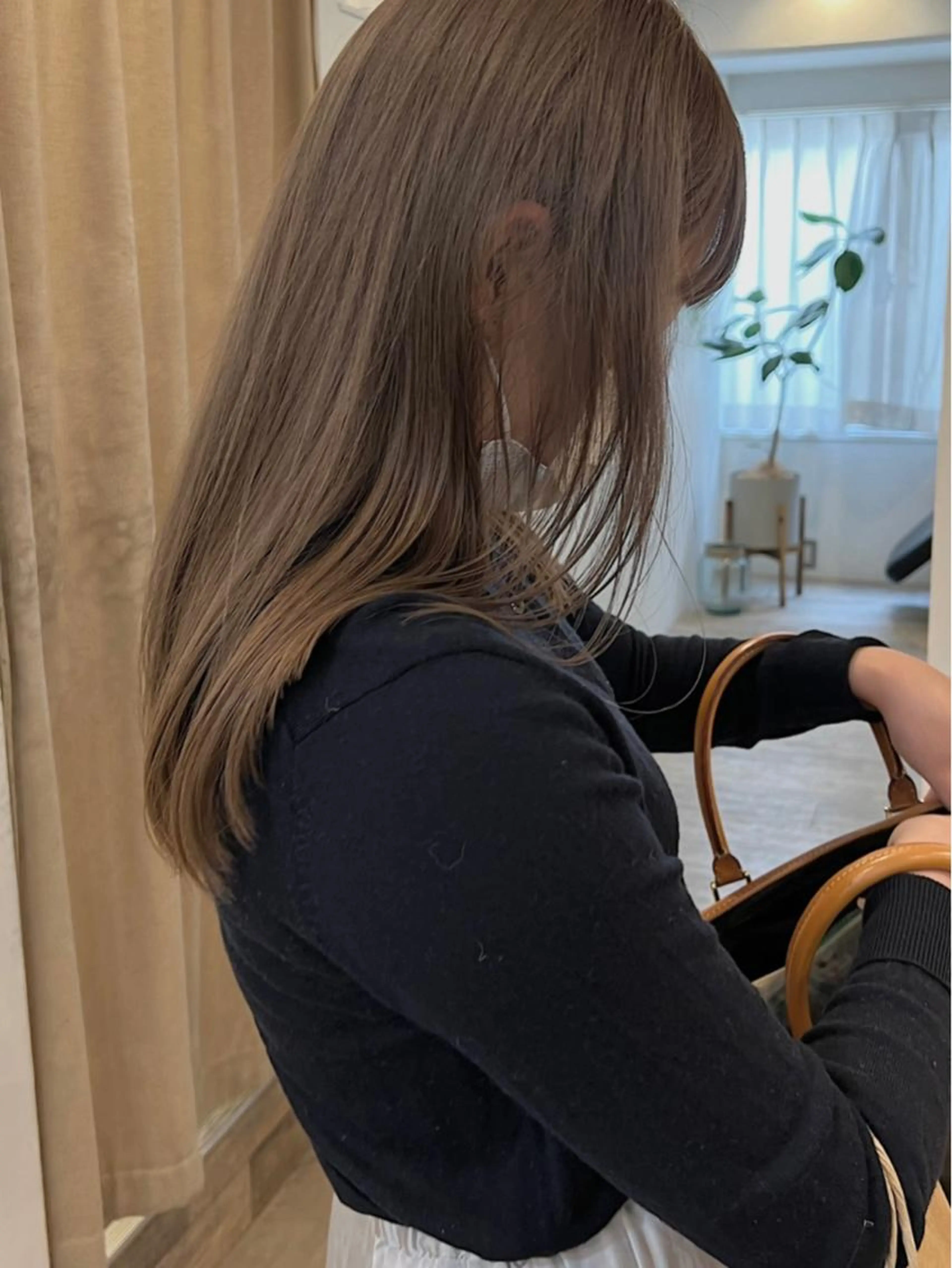 髪質改善ストレート＋カラーの写真