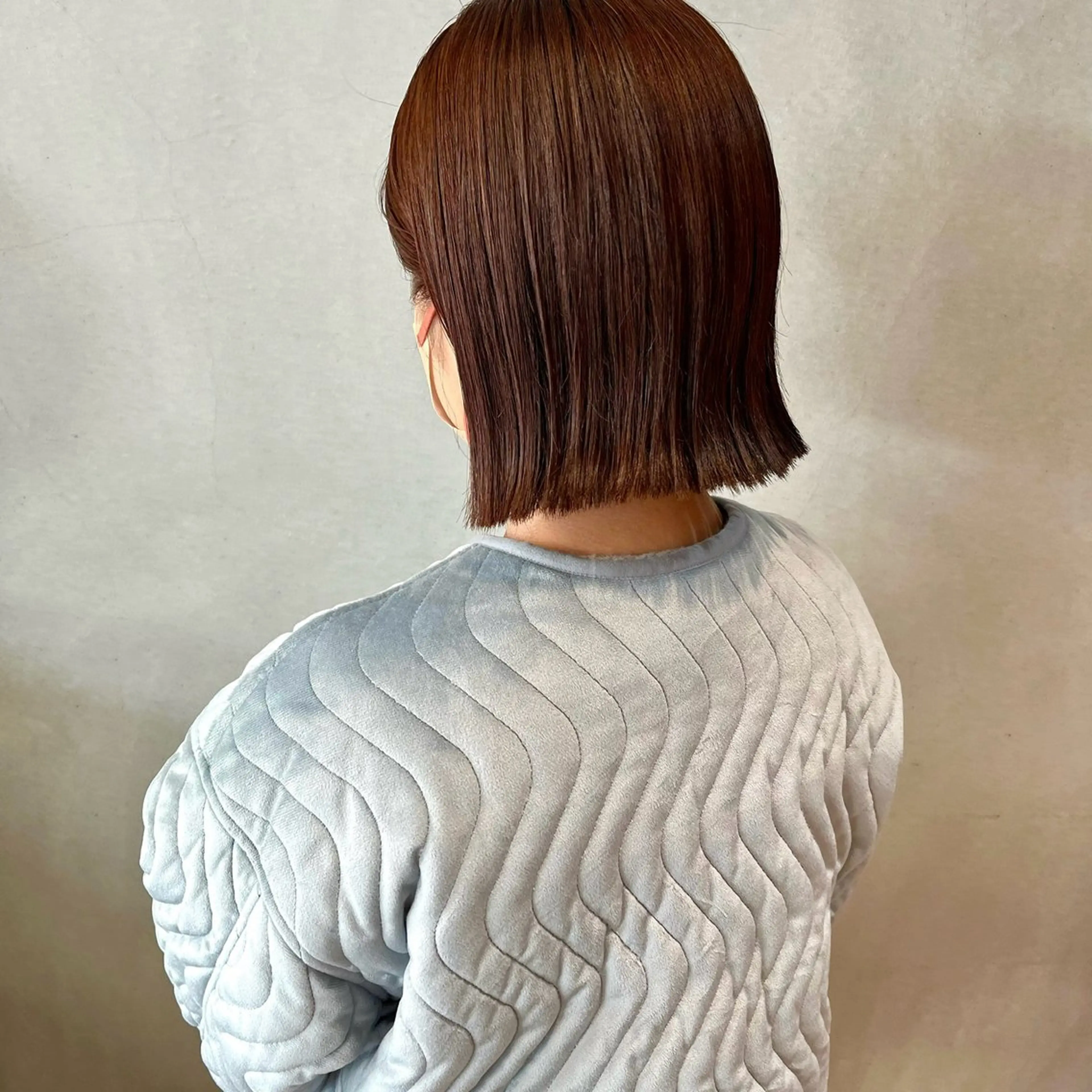 ショート カラー 切りっぱなしボブ ボブ ボブ/透明感カラー /坂口恵梨子のヘアスタイル