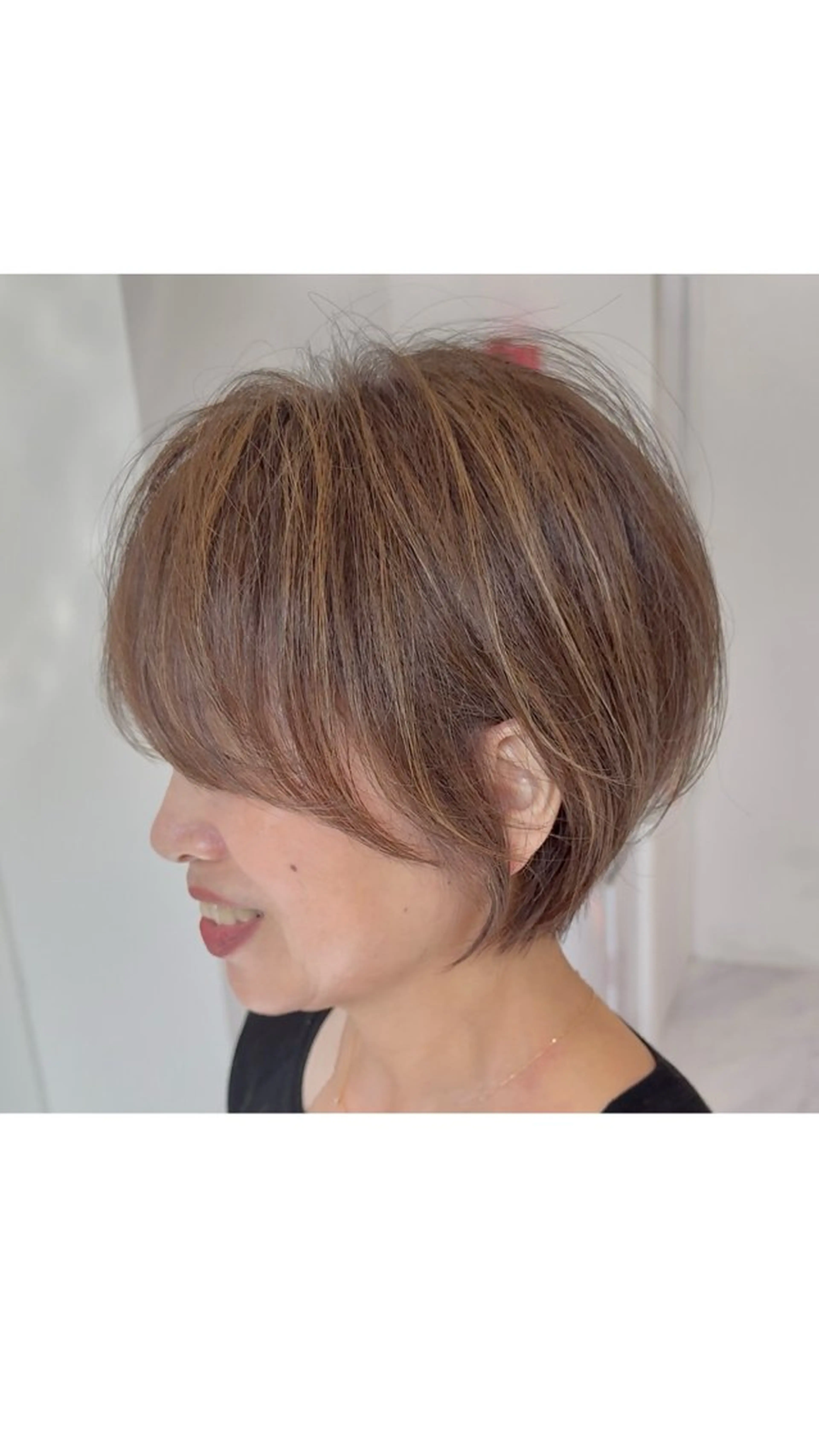 ショート カラー カット ヘアカラー 🌟TOSHI/透明 感カラー/ショートのヘアスタイル