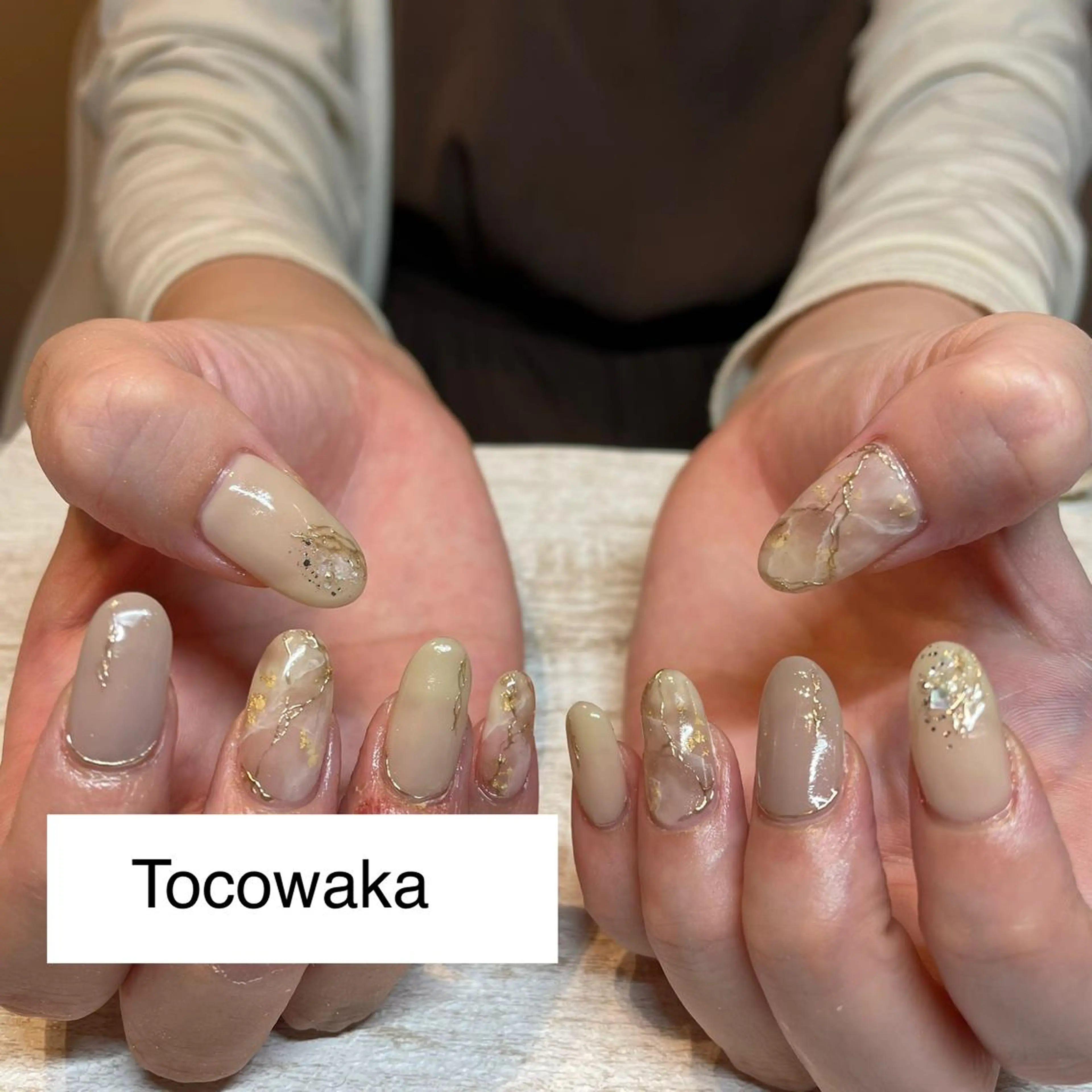 ネイル ハンドネイル Tocowaka マエダのネイルデザイン