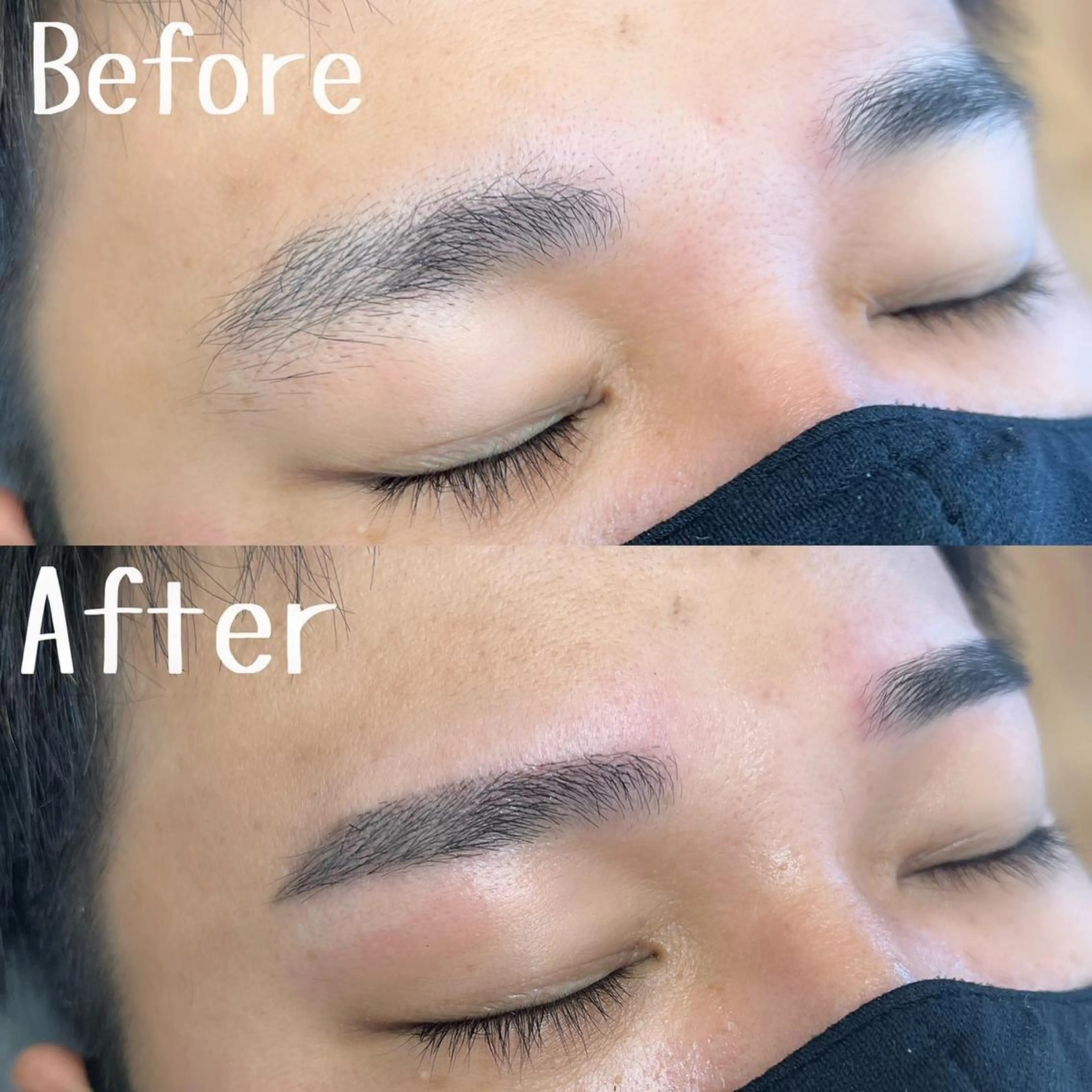 アイブロウ 眉毛ワックス脱毛 眉カット 西脇 有紀のエステ・リラクイメージ