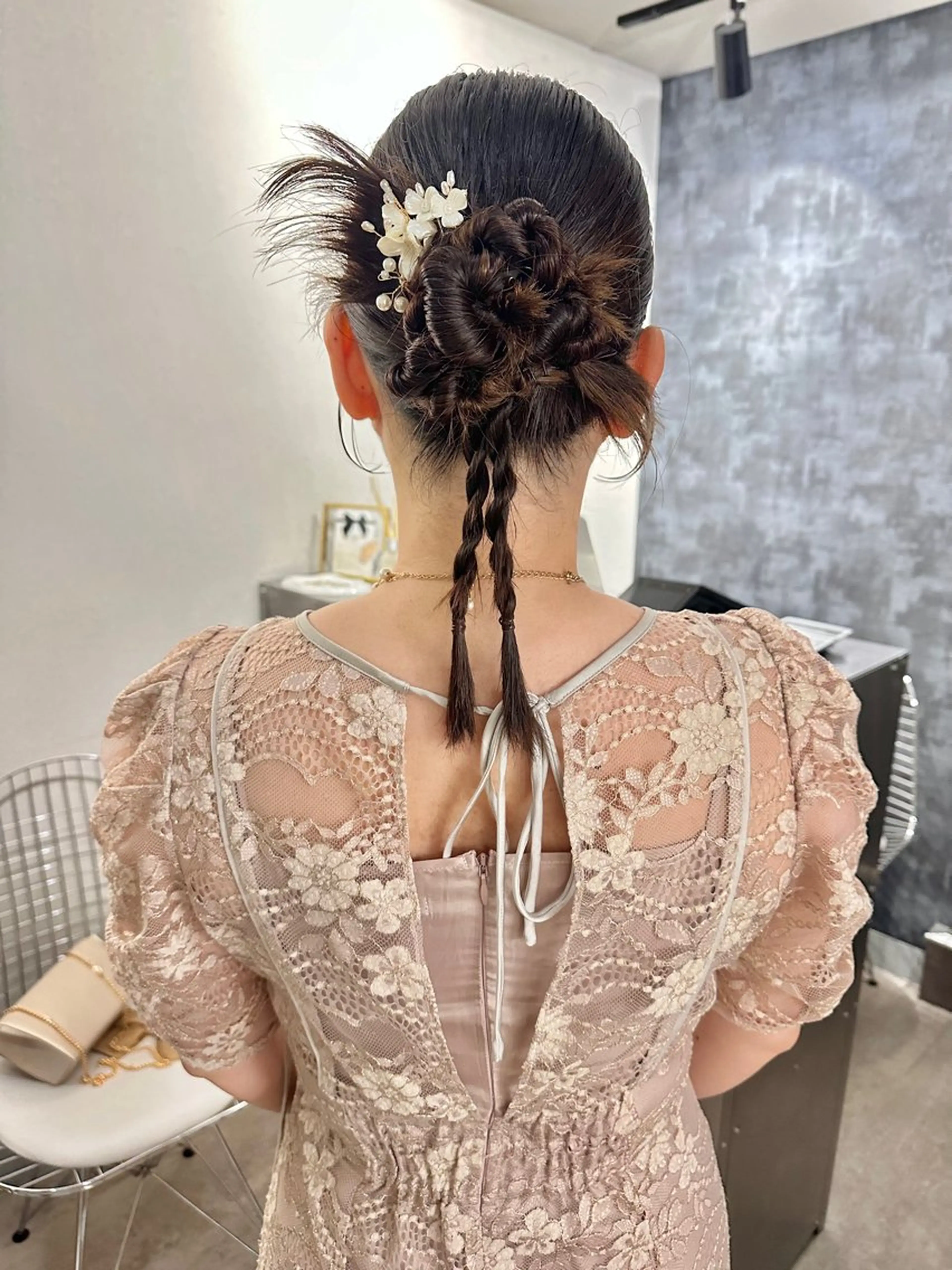 ミディアム ヘアアレンジ カット ヘアセット レイヤーカット🪄 耳ツボ🎀Ayumiのヘアスタイル