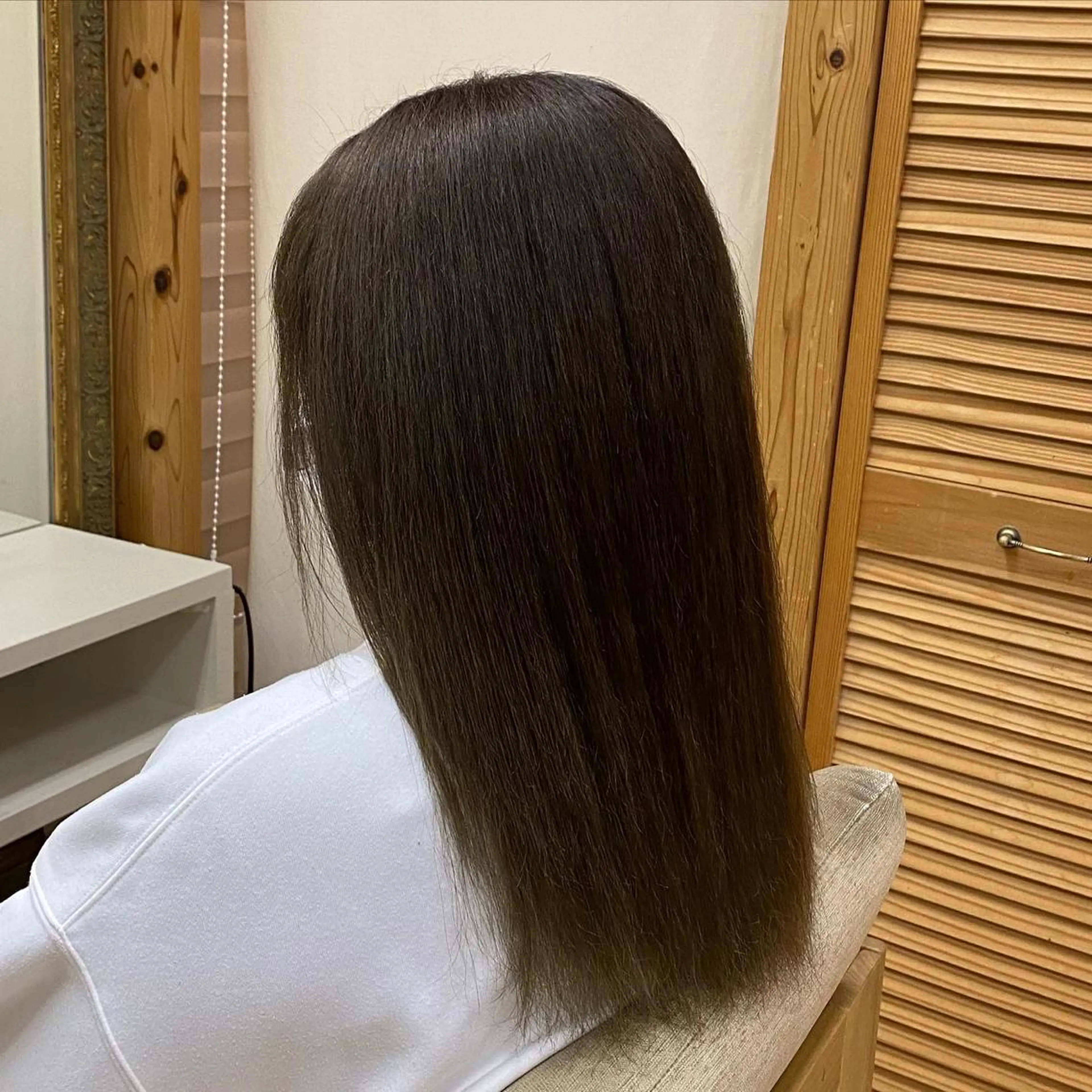 ロング カラー ブラウンカラー マットブラウン 🥣ブリーチ・カラー 平城秀馬/原宿のヘアスタイル