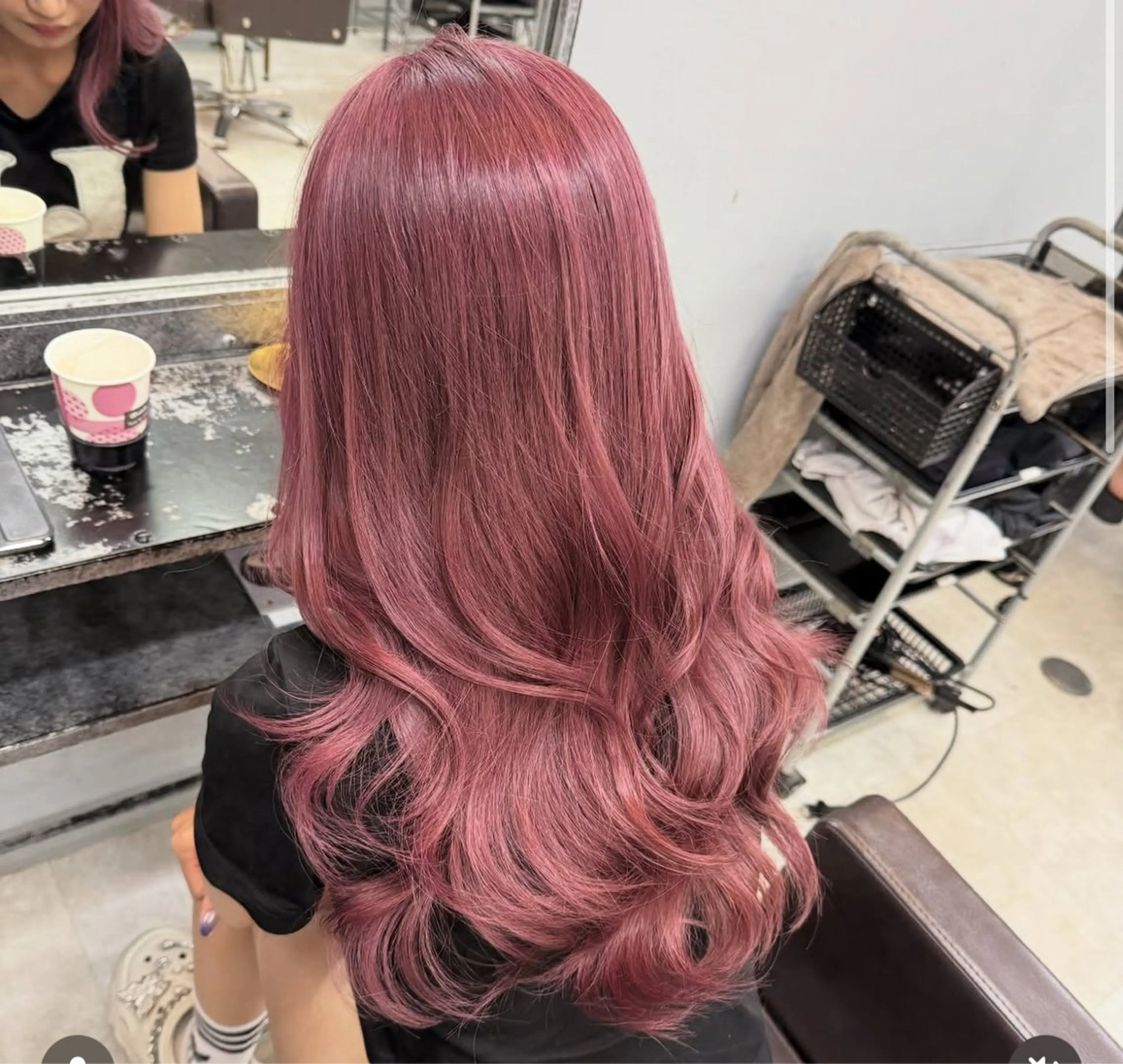 カット➕ケアブリーチ➕【光に透ける透明感】ダブルカラー➕【艶】2stepトリートメントの写真