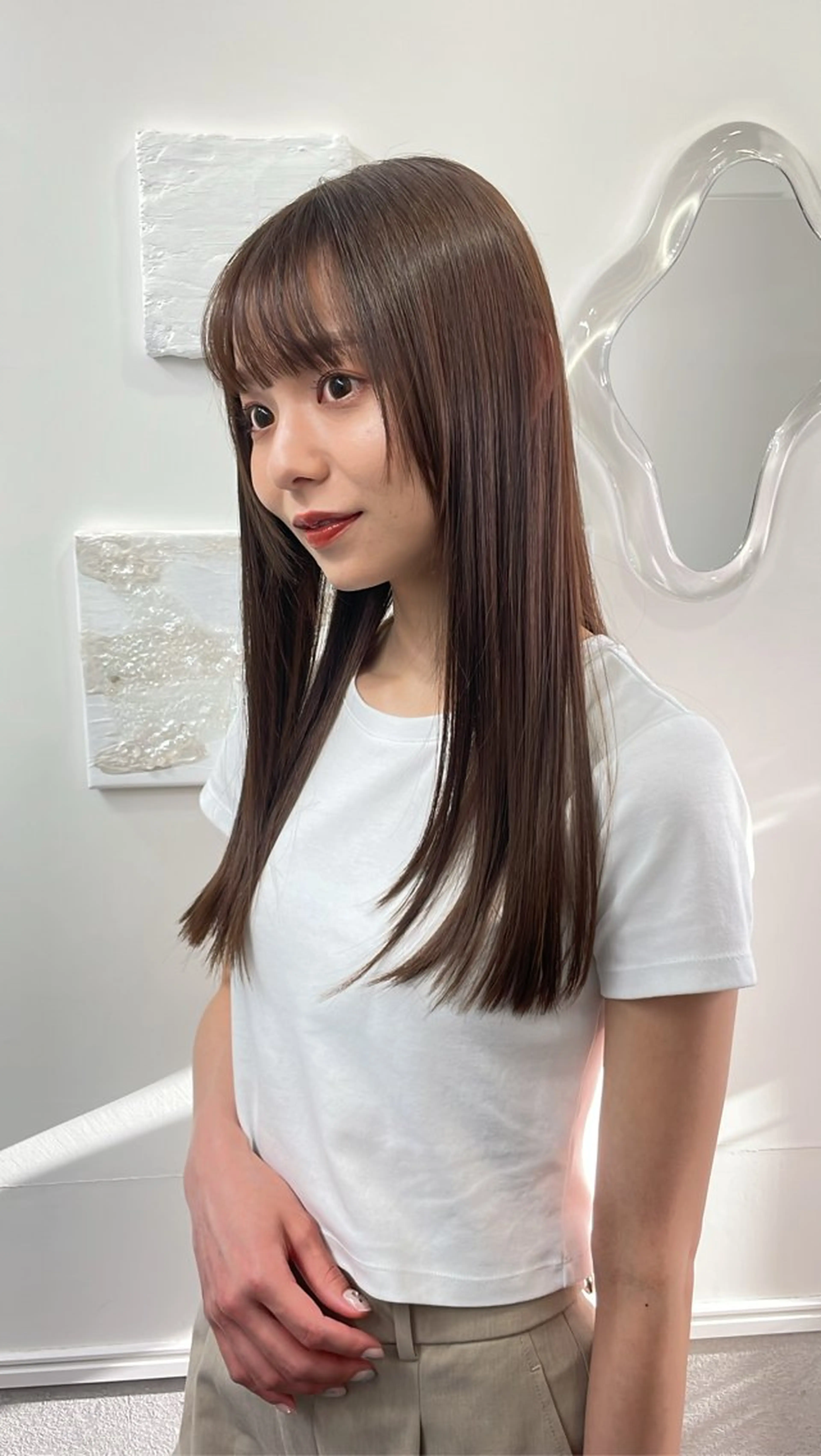 ロング カラー ヘアカラー トリートメント 🖱️透明感カラー ×髪質改善Rikyuのヘアスタイル