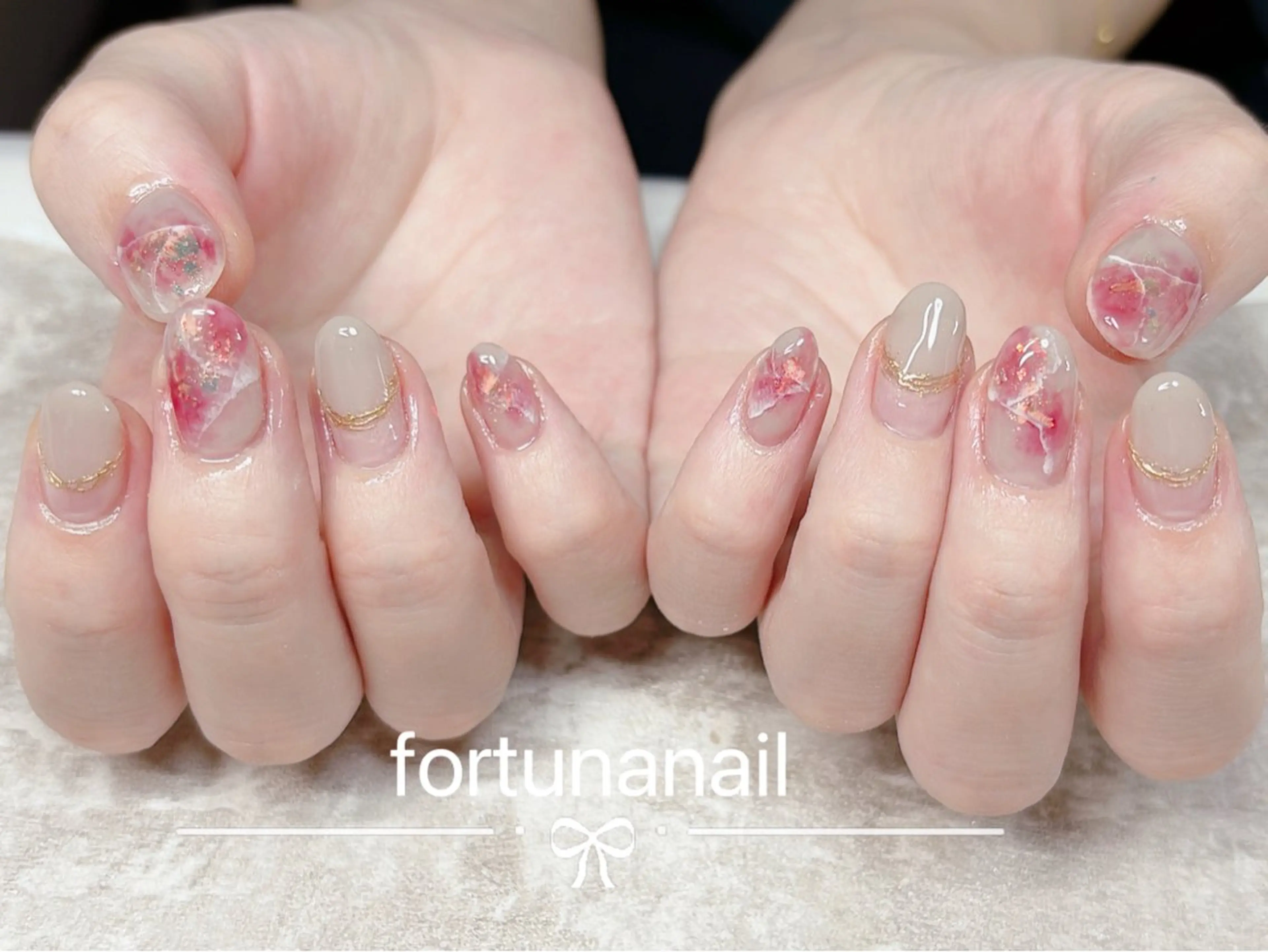ネイル ハンドネイル Nail •Head スパFortunaのネイルデザイン