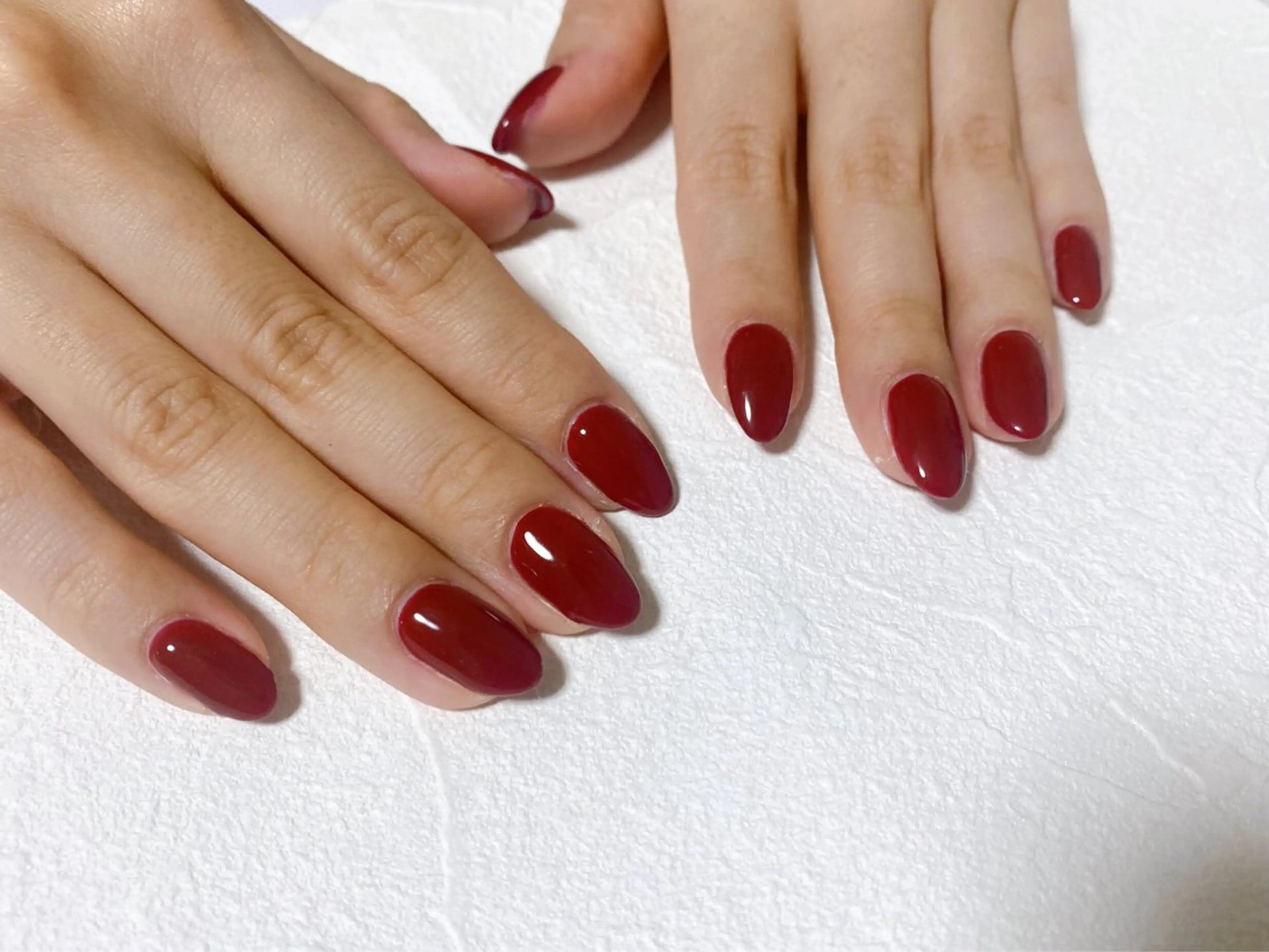 ネイル オーロラネイル ボルドー フットネイル フレンチネイル ジェルネイル ハンドネイル kiki nail たまプラーザのネイルデザイン