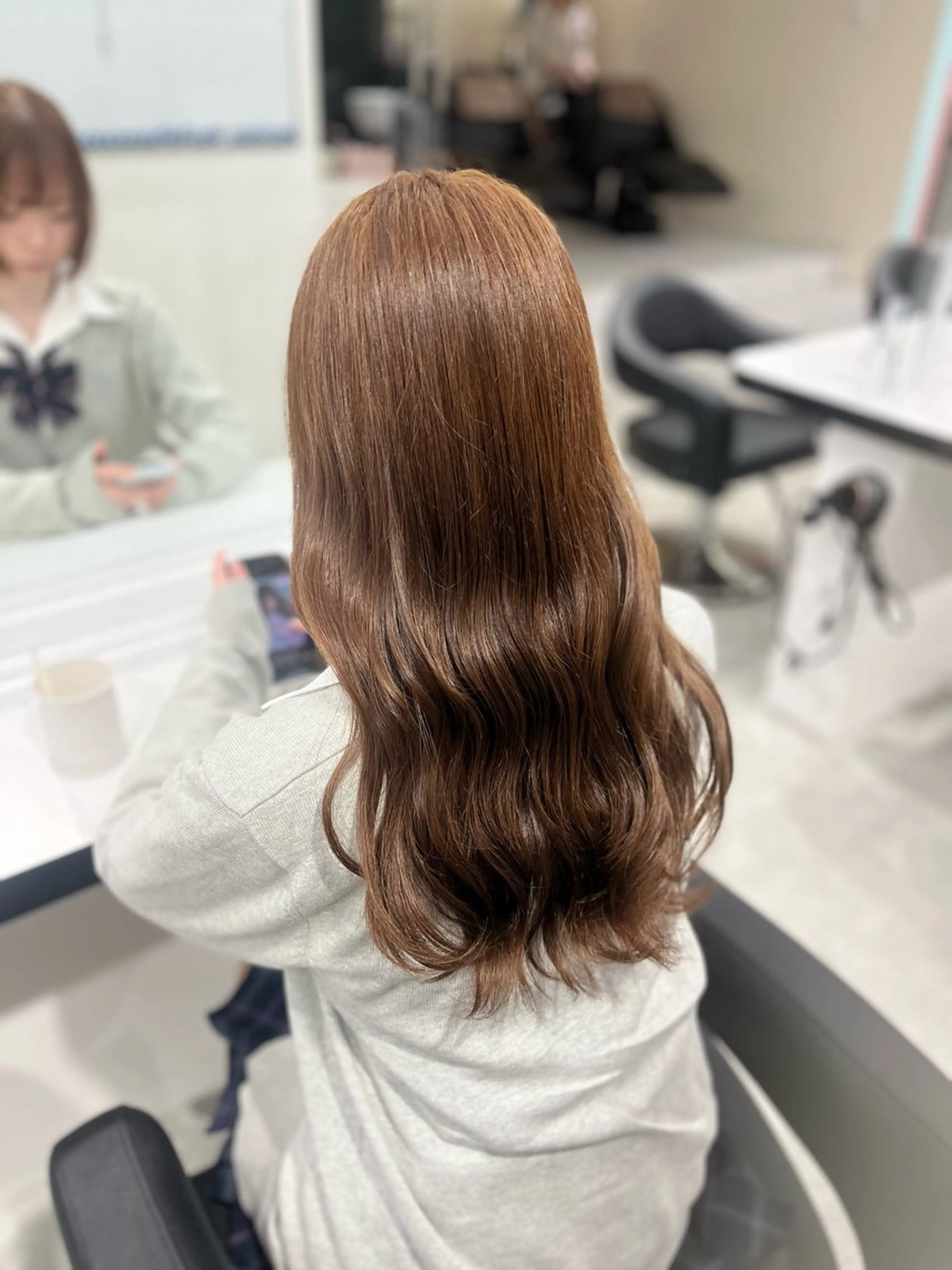 ロング カラー みう/仙台/暖色/ 艶髪/顔周りカット/のヘアスタイル