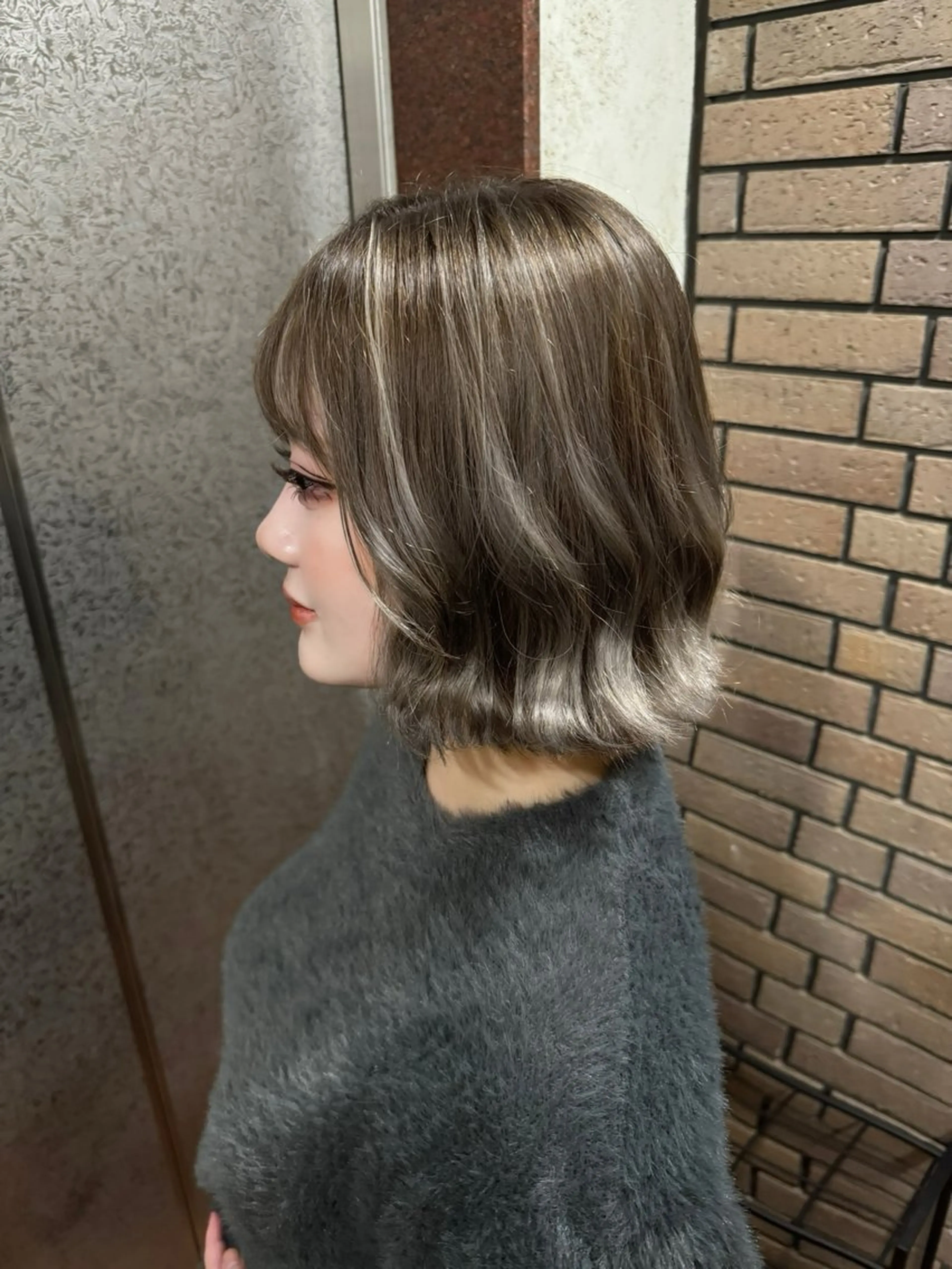 ミディアム カラー ヘアアレンジ Levi所属・梶山 真緒のヘアスタイル