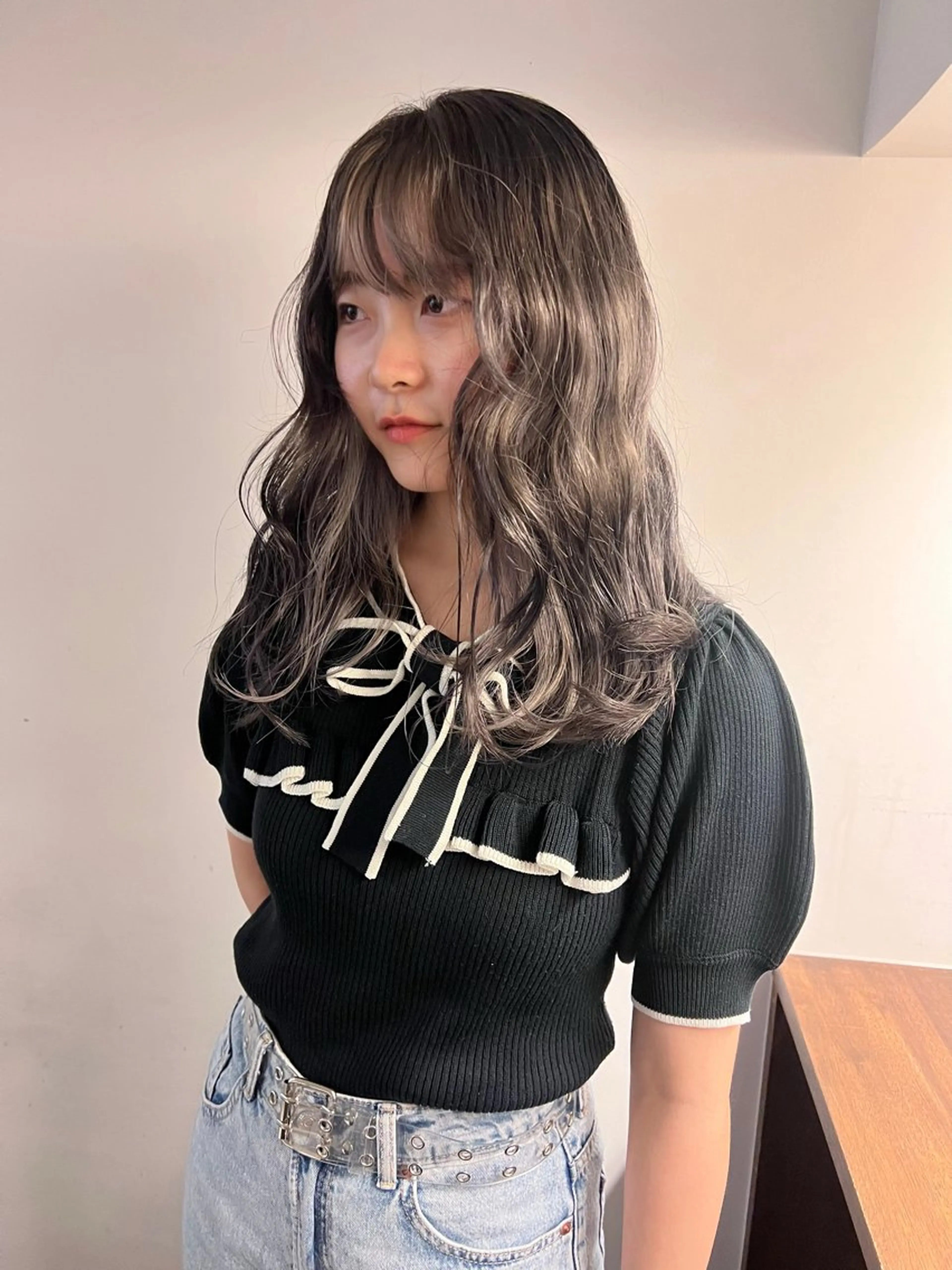 ロング カラー デザインカラー 名古屋美容室 Sopiリナのヘアスタイル