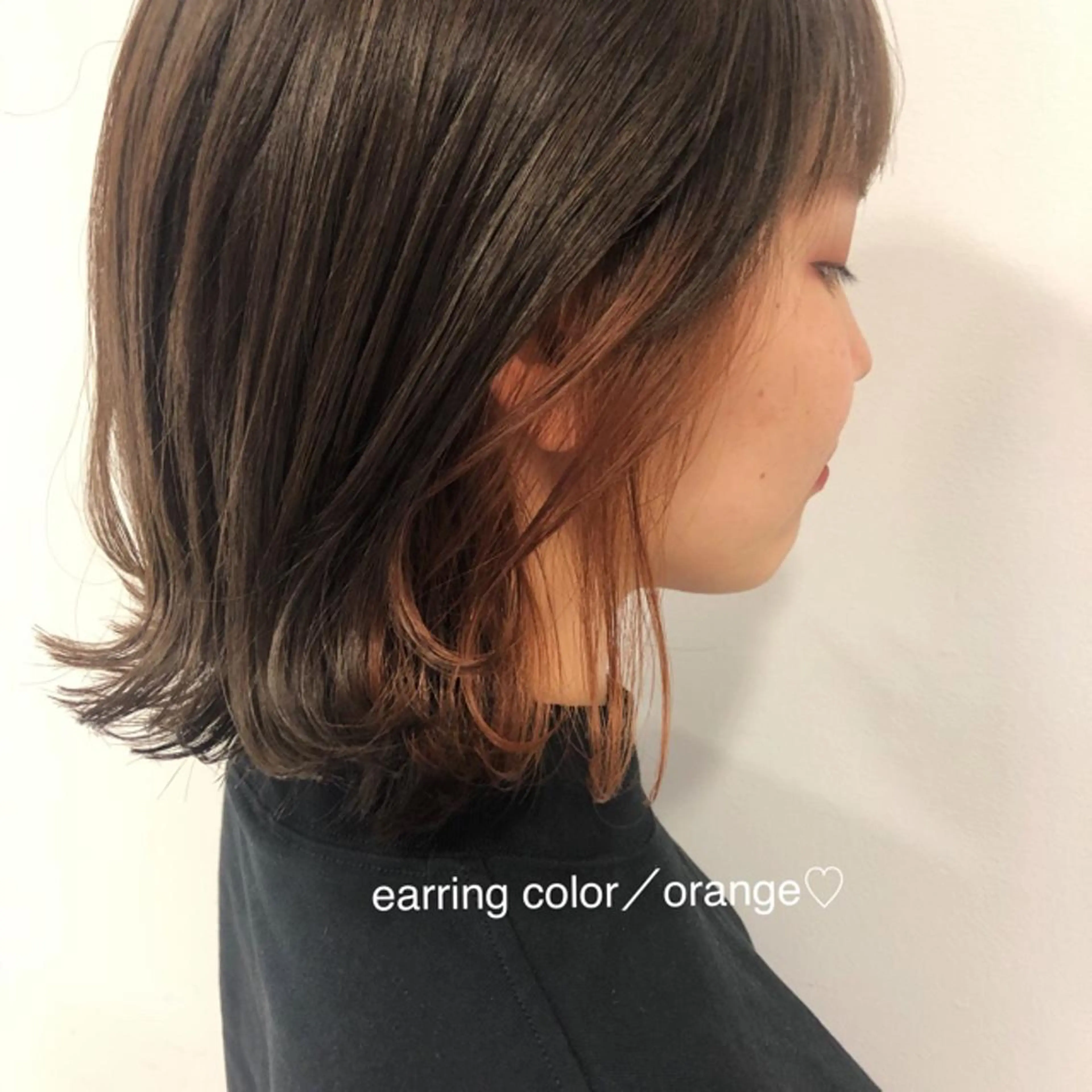 ミディアム カラー GLROW haruhiのヘアスタイル