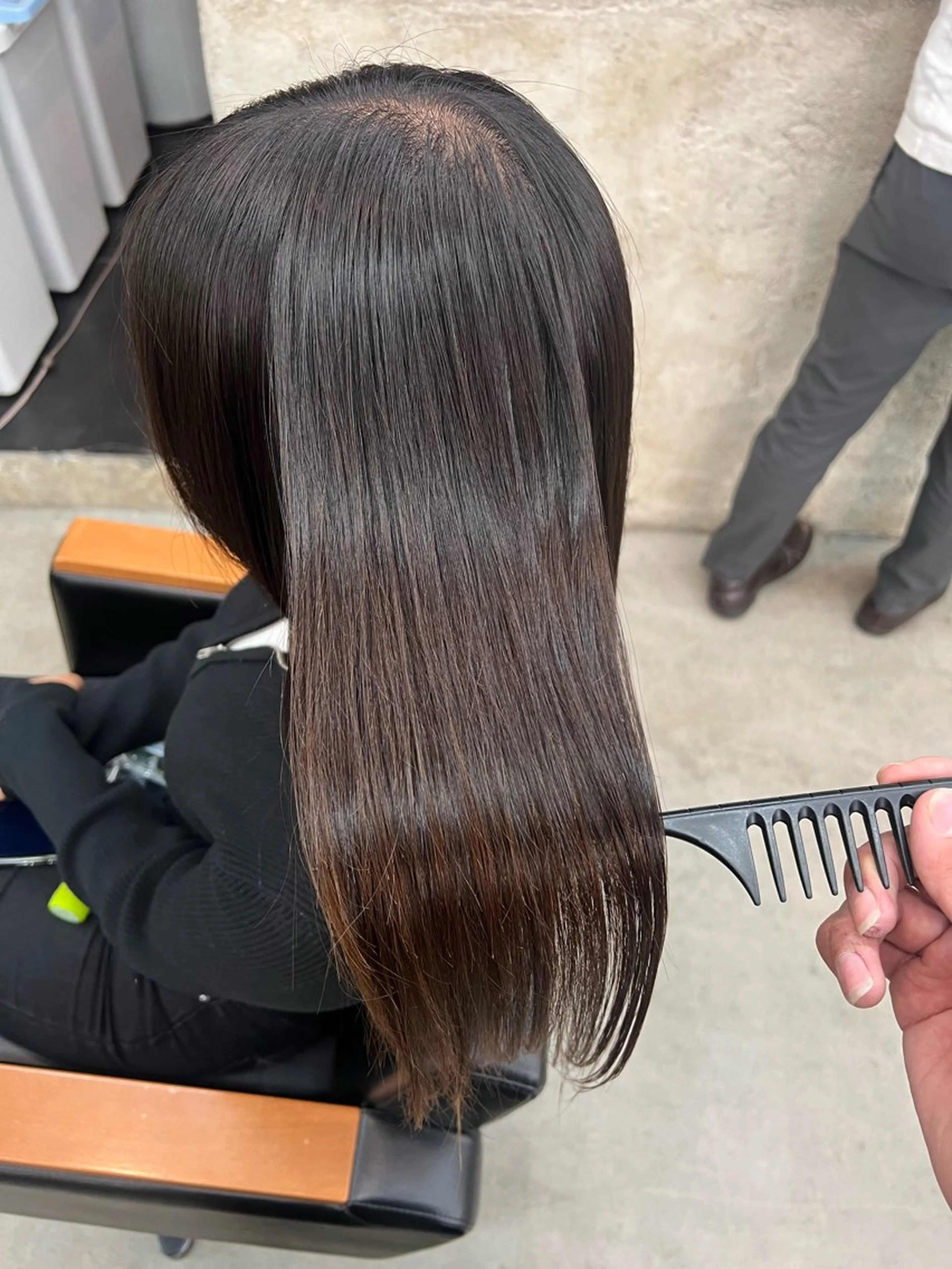 ロング パーマ 北村 岳久翔のヘアスタイル